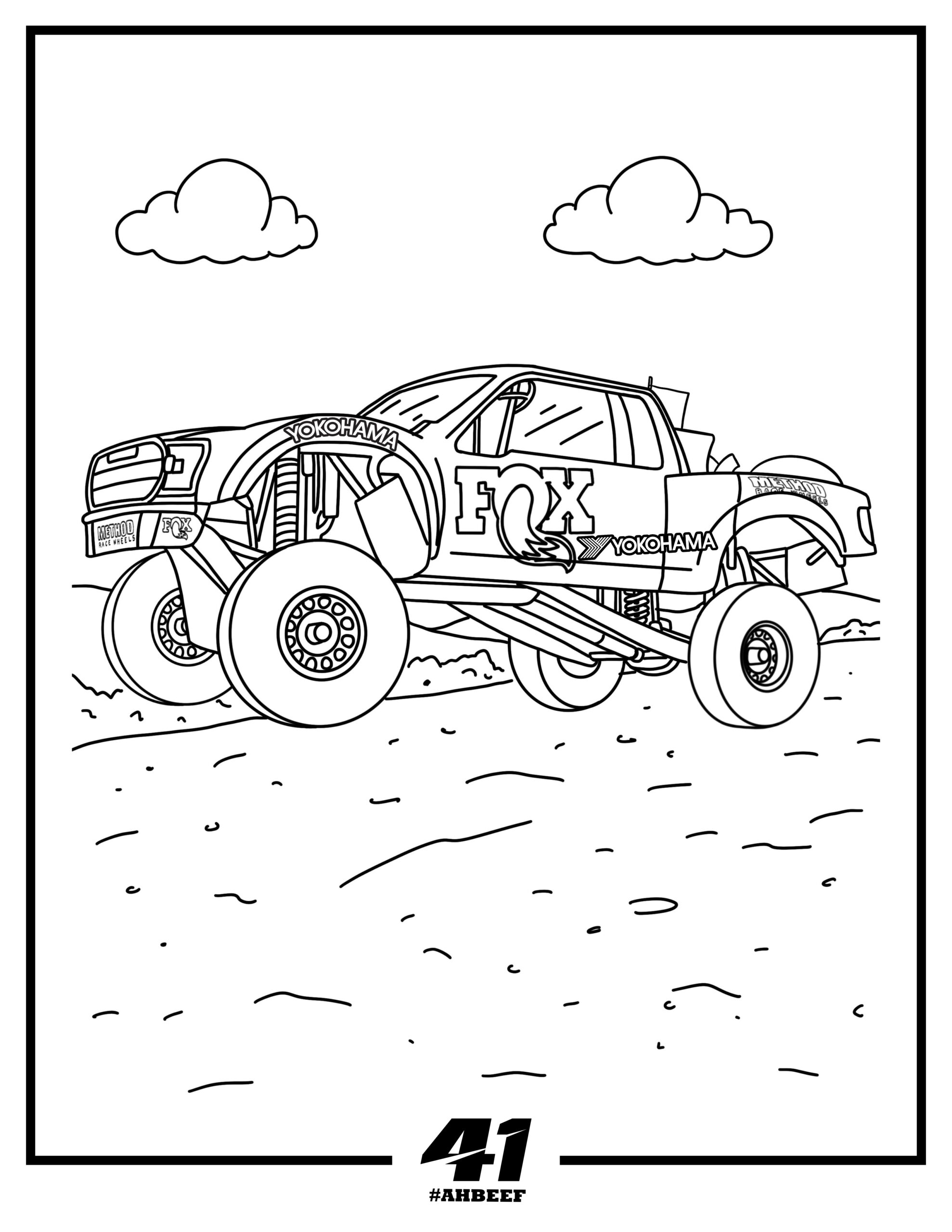 Coloring Pages Justin Lofton Racing