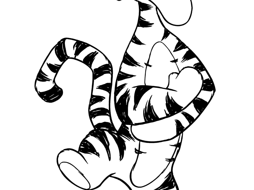 Coloring Pages Tigger Winnie The Pooh Coloring Page