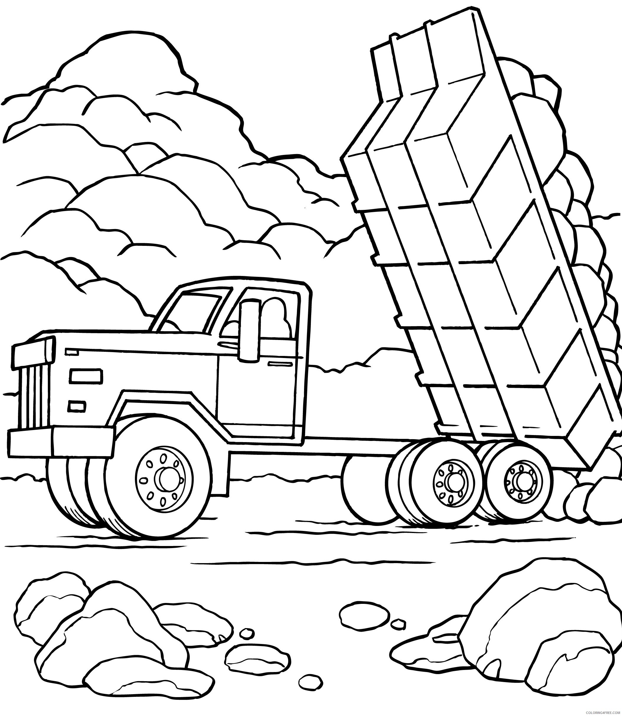 Coloring Pages Truck Coloring Pages Dump Truck Printable Coloring Pages Truck Coloring Pages Dump Truck Printable