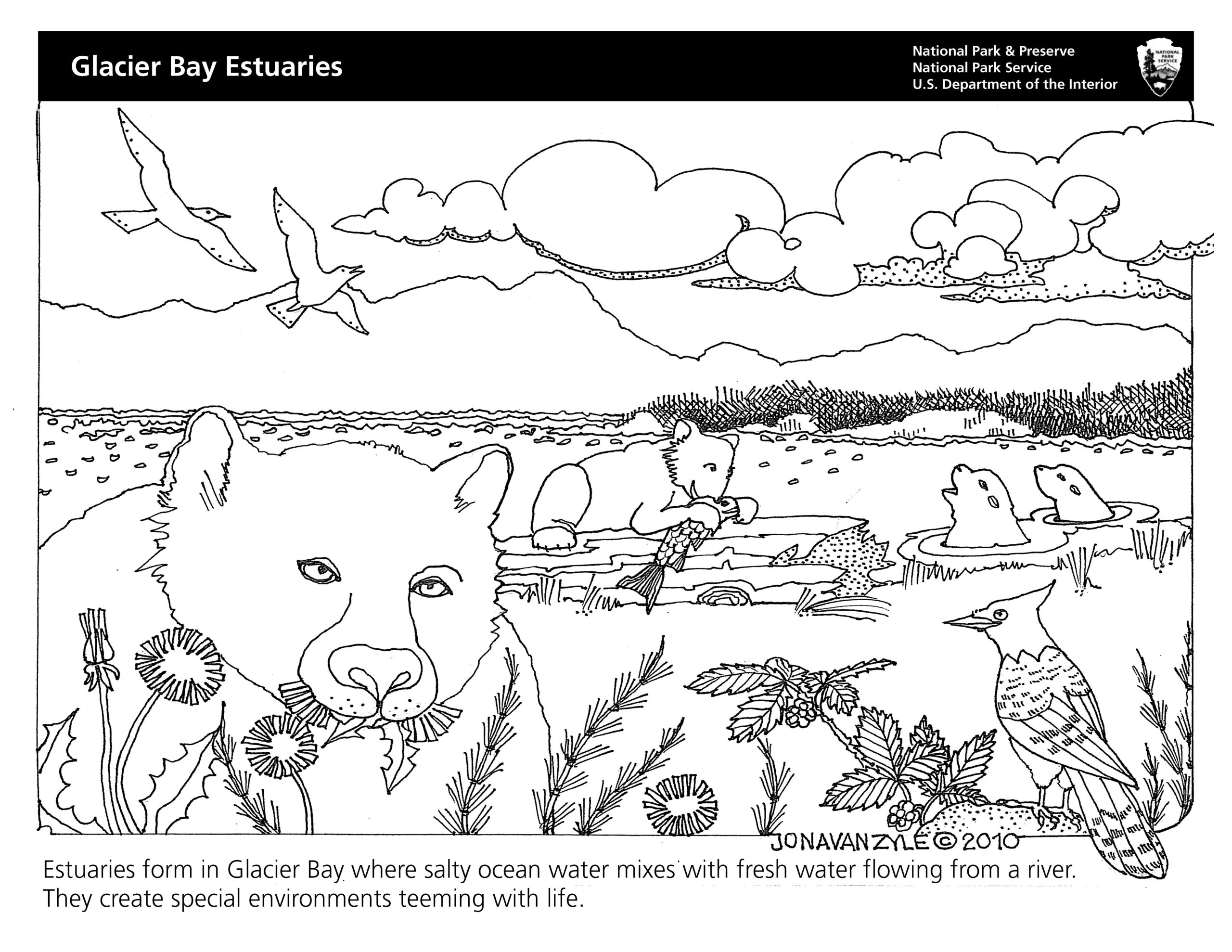 Coloring Sheets Glacier Bay National Park Preserve U S National Park Service Coloring Sheets Glacier Bay National Park Preserve U S National Park Service