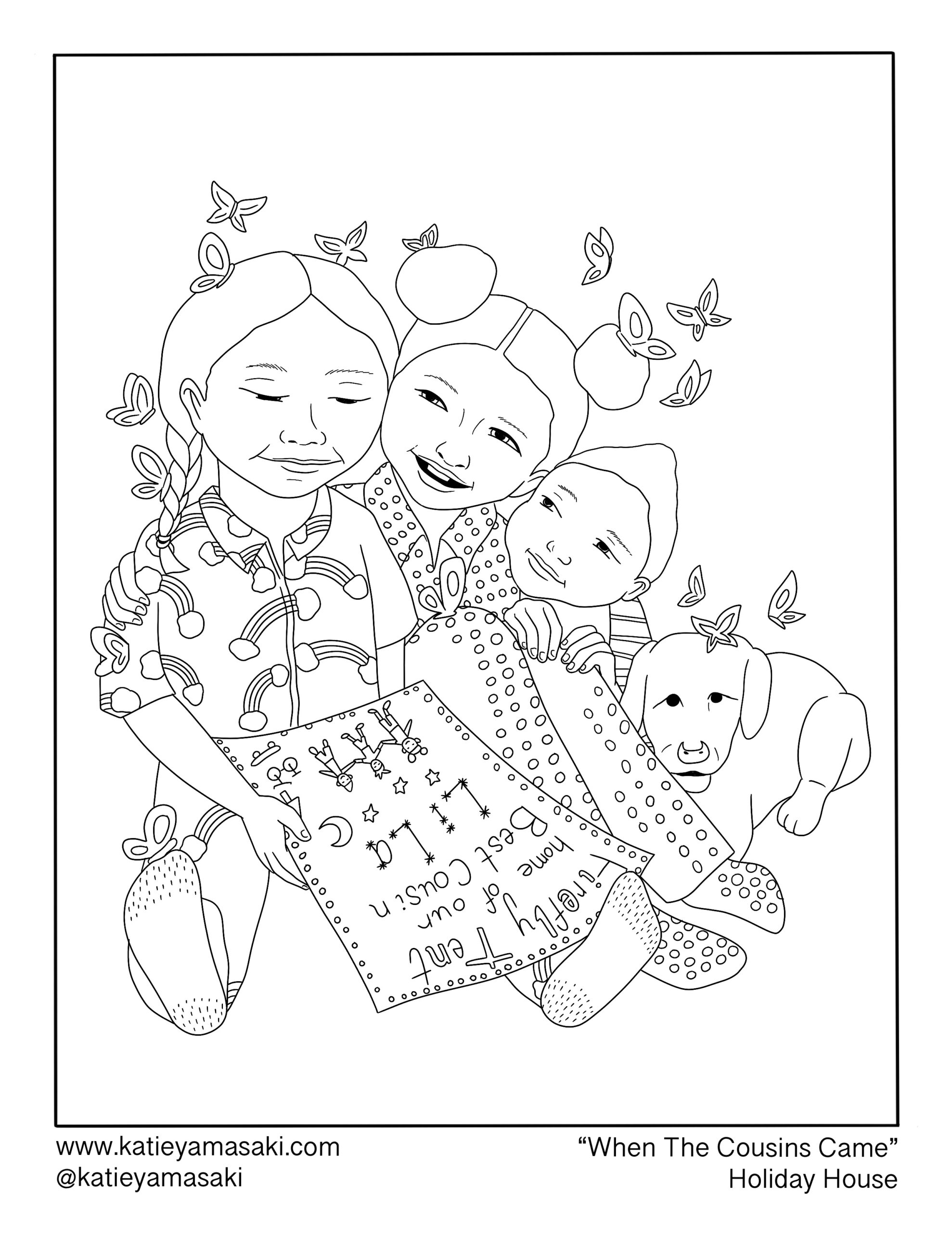 Coloring Sheets Katie Yamasaki