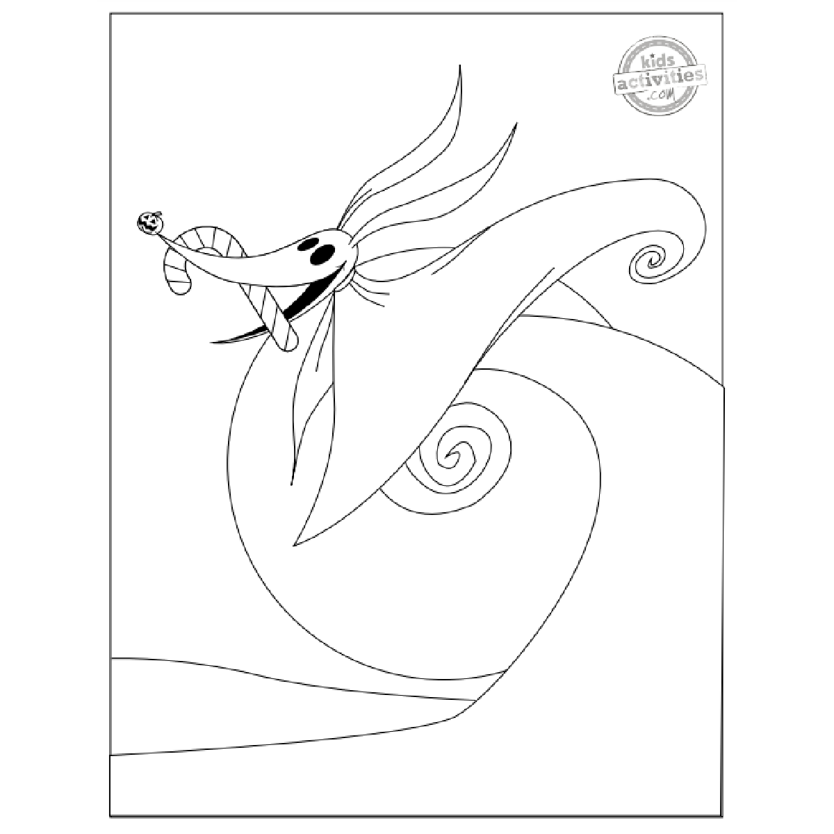 Coolest Free Printable Nightmare Before Christmas Coloring Pages Kids Activities Blog