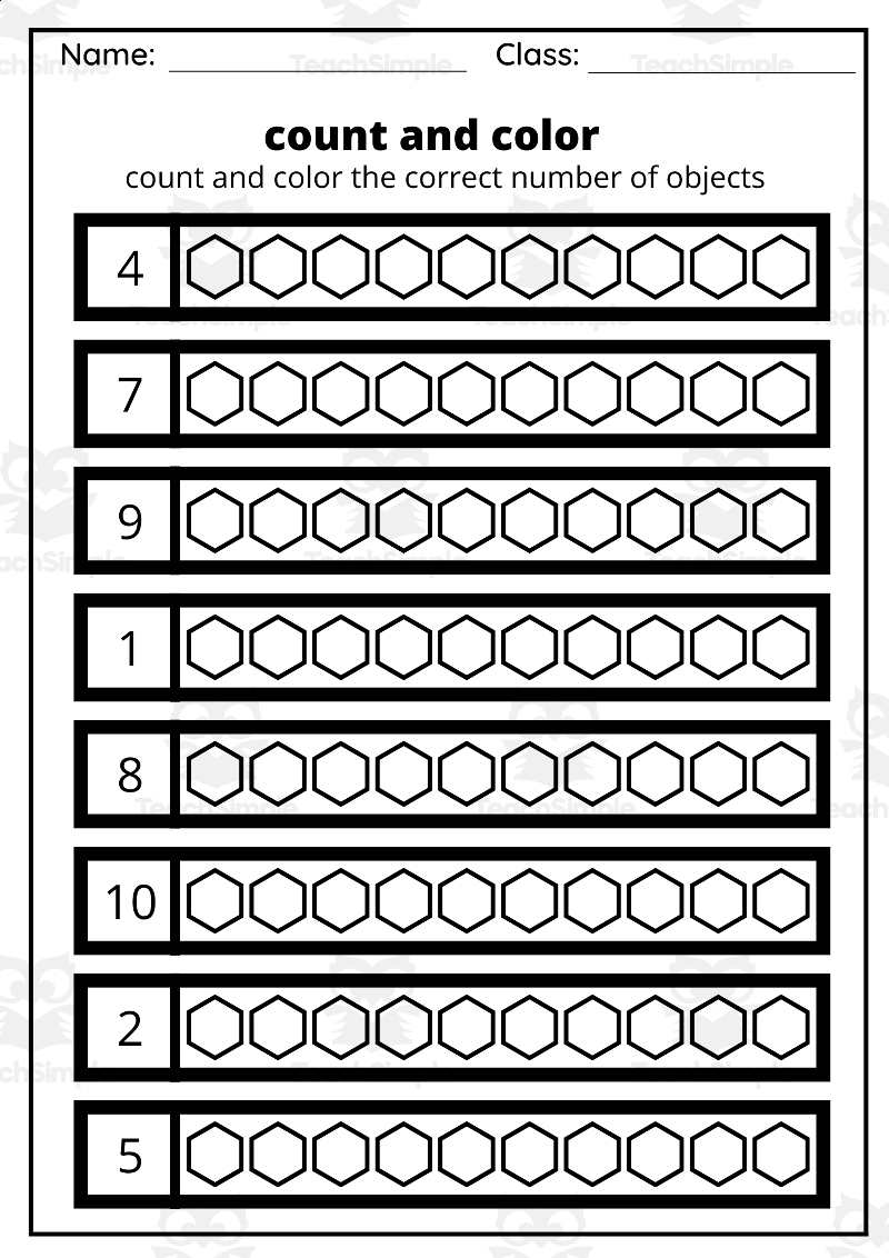 Count And Color Worksheets 1 10 Numbers Coloring Pages 1 10 By Teach Simple Count And Color Worksheets 1 10 Numbers Coloring Pages 1 10 By Teach Simple