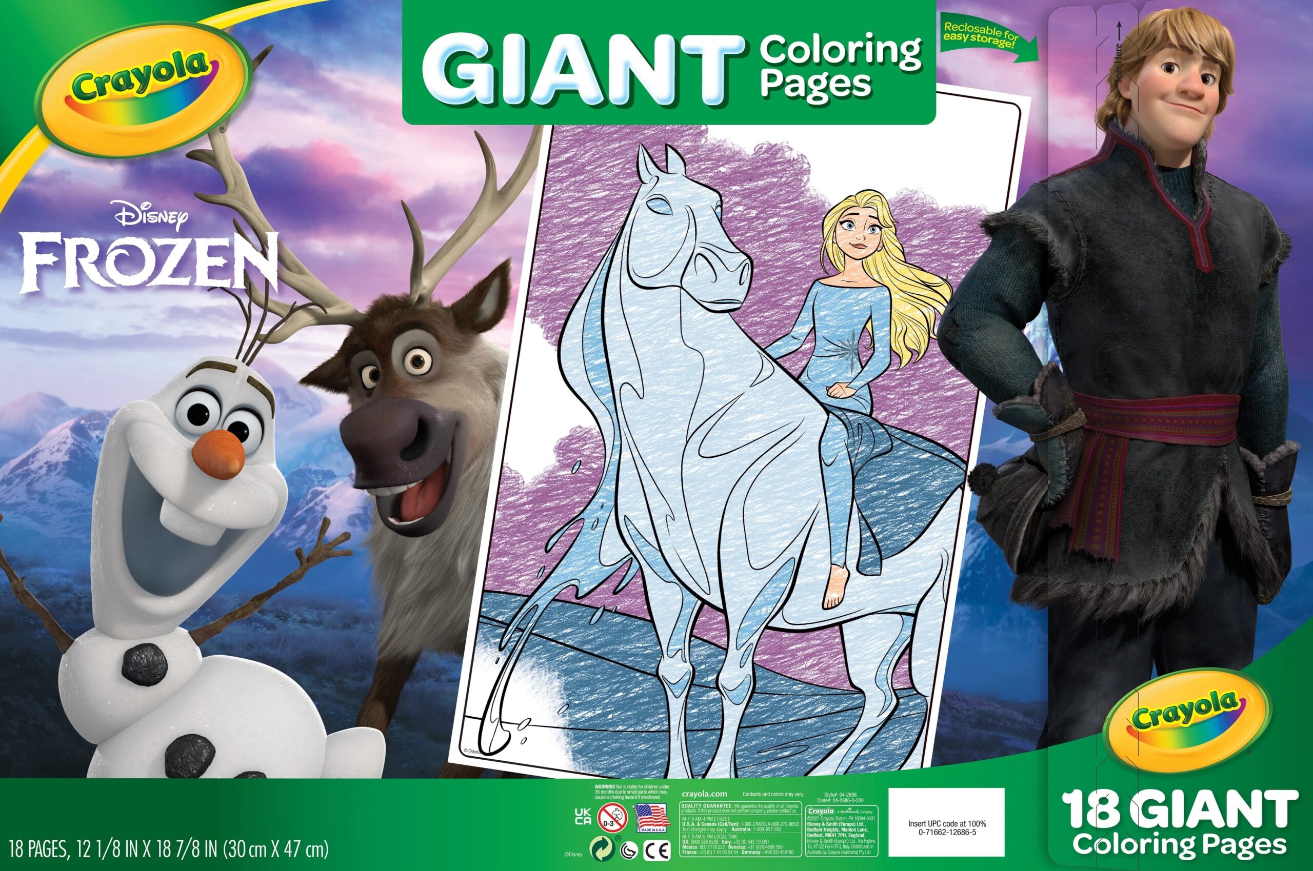 Crayola Frozen Coloring Pages