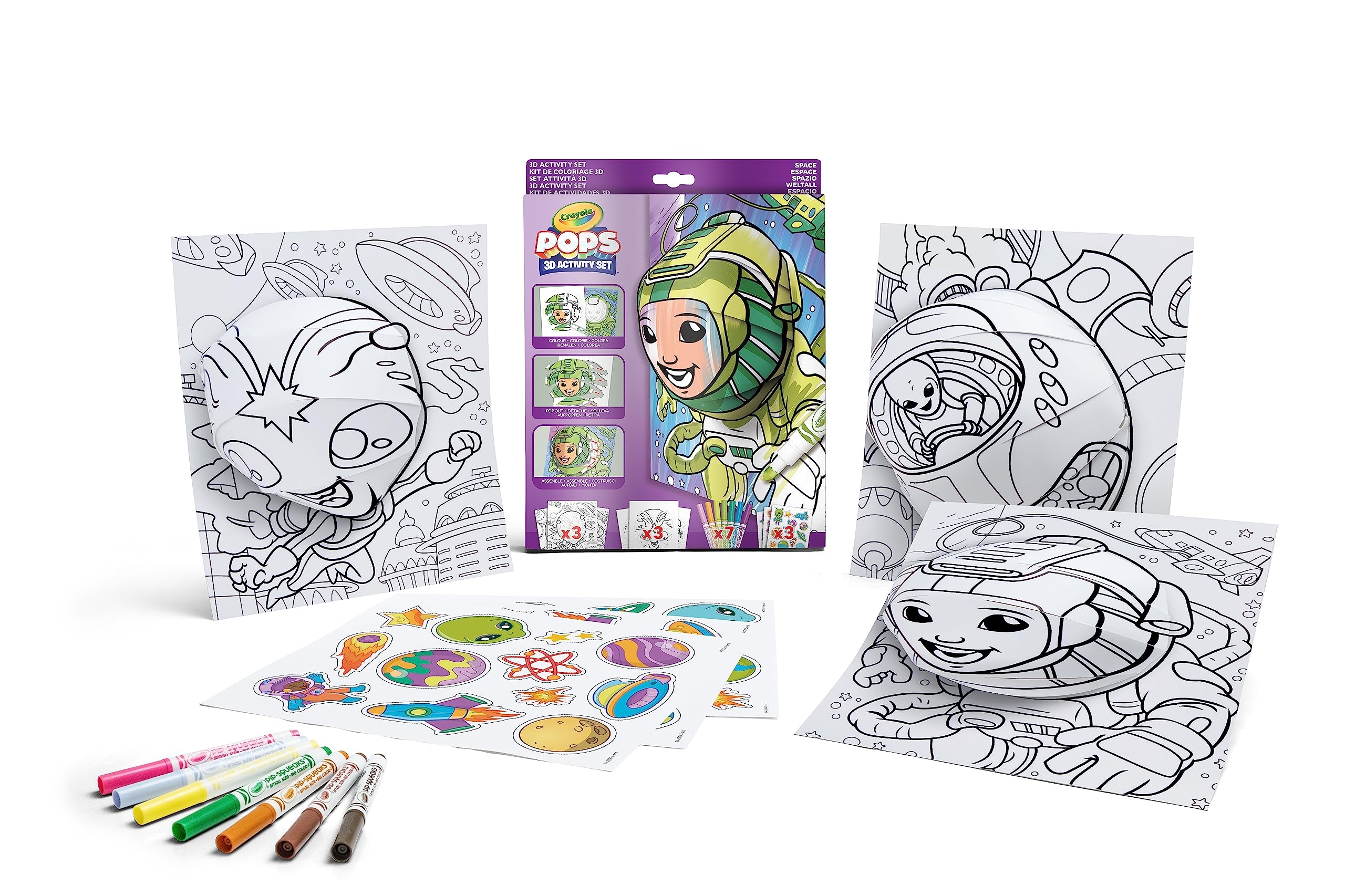 Crayola Pops 3D Coloring Kit Space Buy Online At Best Price In UAE Amazon ae