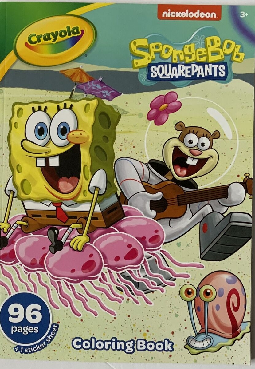 Crayola SpongeBob Squarepants Coloring Book EBay Crayola SpongeBob Squarepants Coloring Book EBay