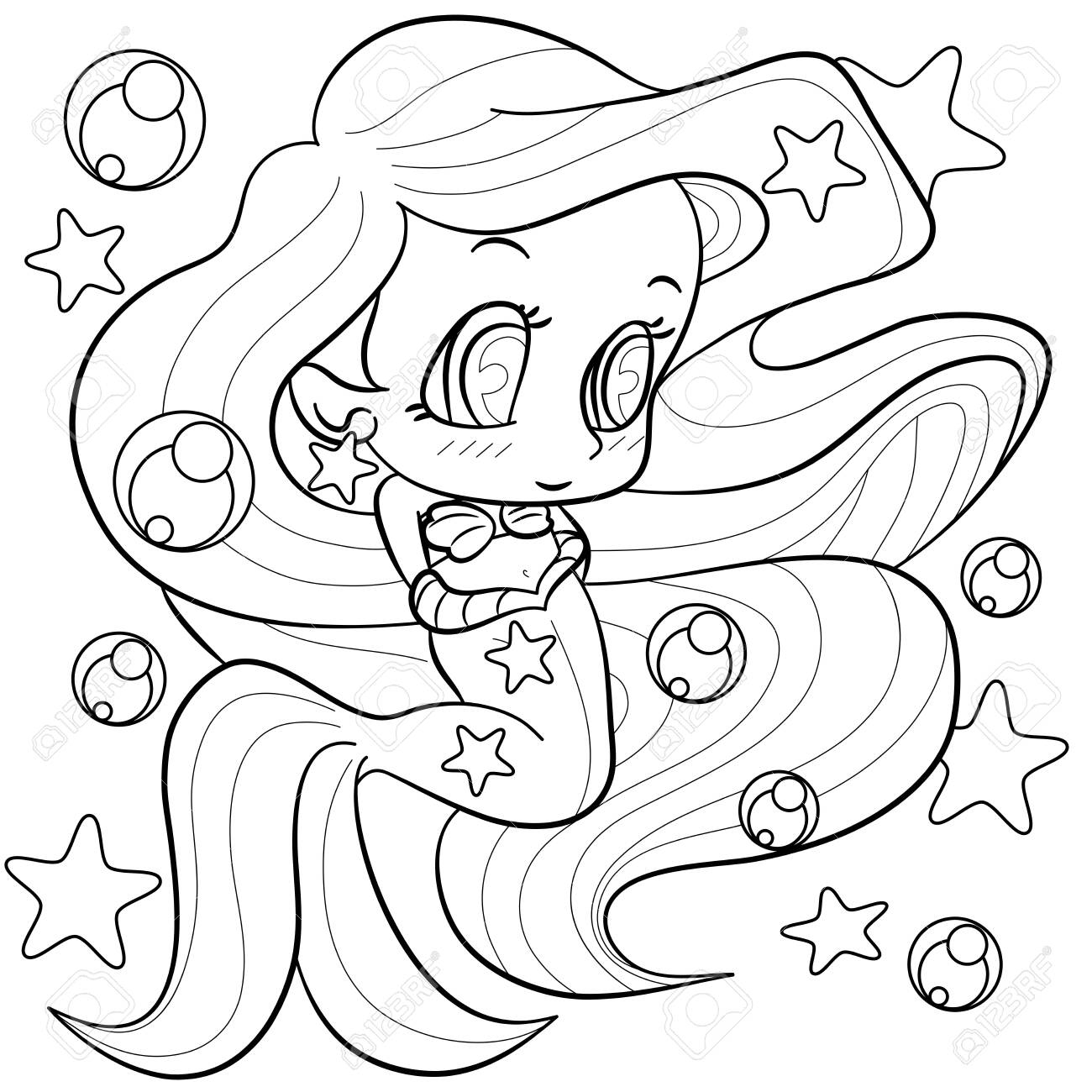 Cute Cartoon Little Mermaid Coloring Page Under Water In The Sea Outline Of Cartoon Girl Mermaid Vector Illustration Coloring Book For Kids Royalty Free SVG Cliparts Vectors And Stock Illustration Image 140809267 Cute Cartoon Little Mermaid Coloring Page Under Water In The Sea Outline Of Cartoon Girl Mermaid Vector Illustration Coloring Book For Kids Royalty Free SVG Cliparts Vectors And Stock Illustration Image 140809267