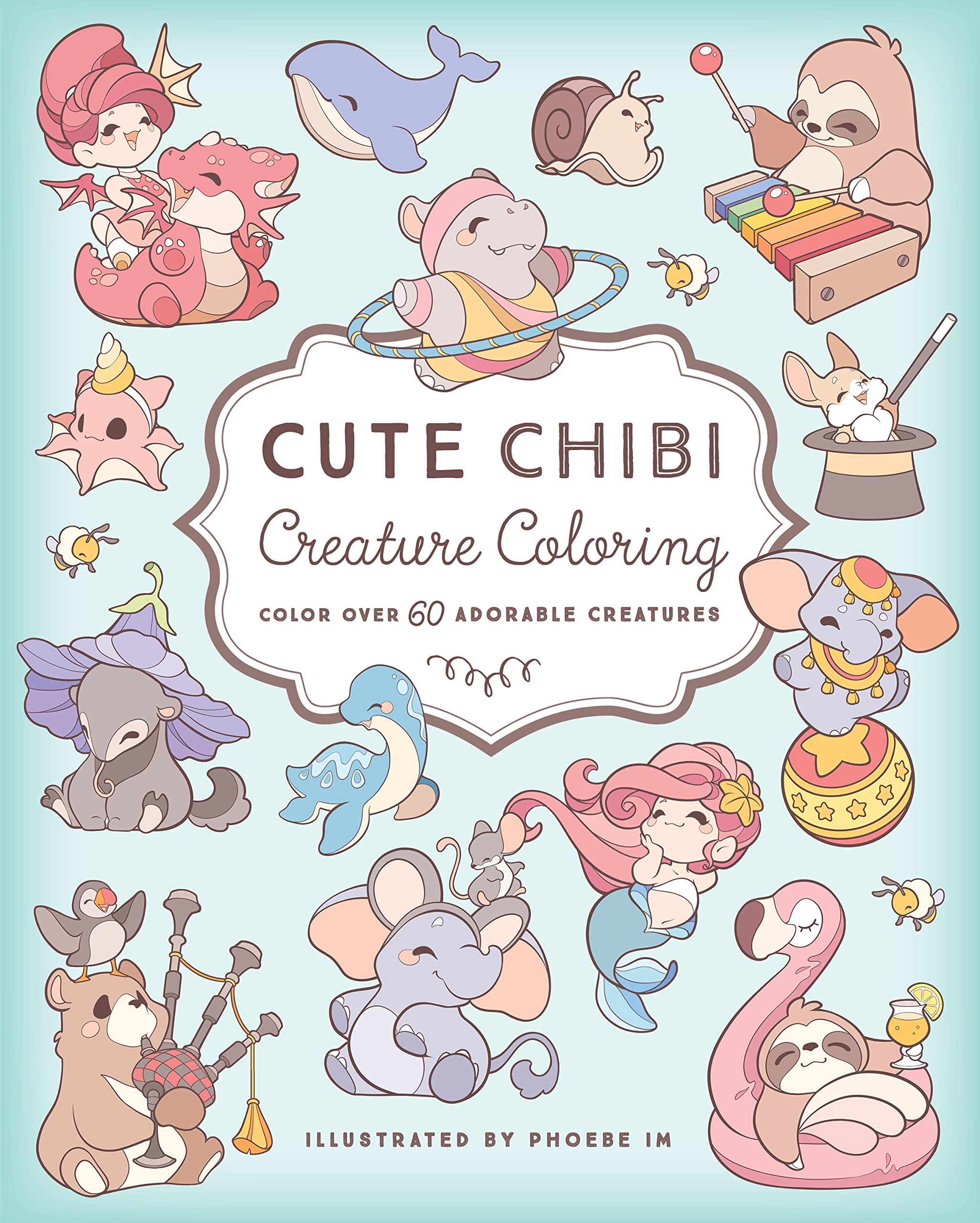 Cute Chibi Creature Coloring Color Over 60 Adorable Creatures Im Phoebe 9781631069390 Amazon Books Cute Chibi Creature Coloring Color Over 60 Adorable Creatures Im Phoebe 9781631069390 Amazon Books