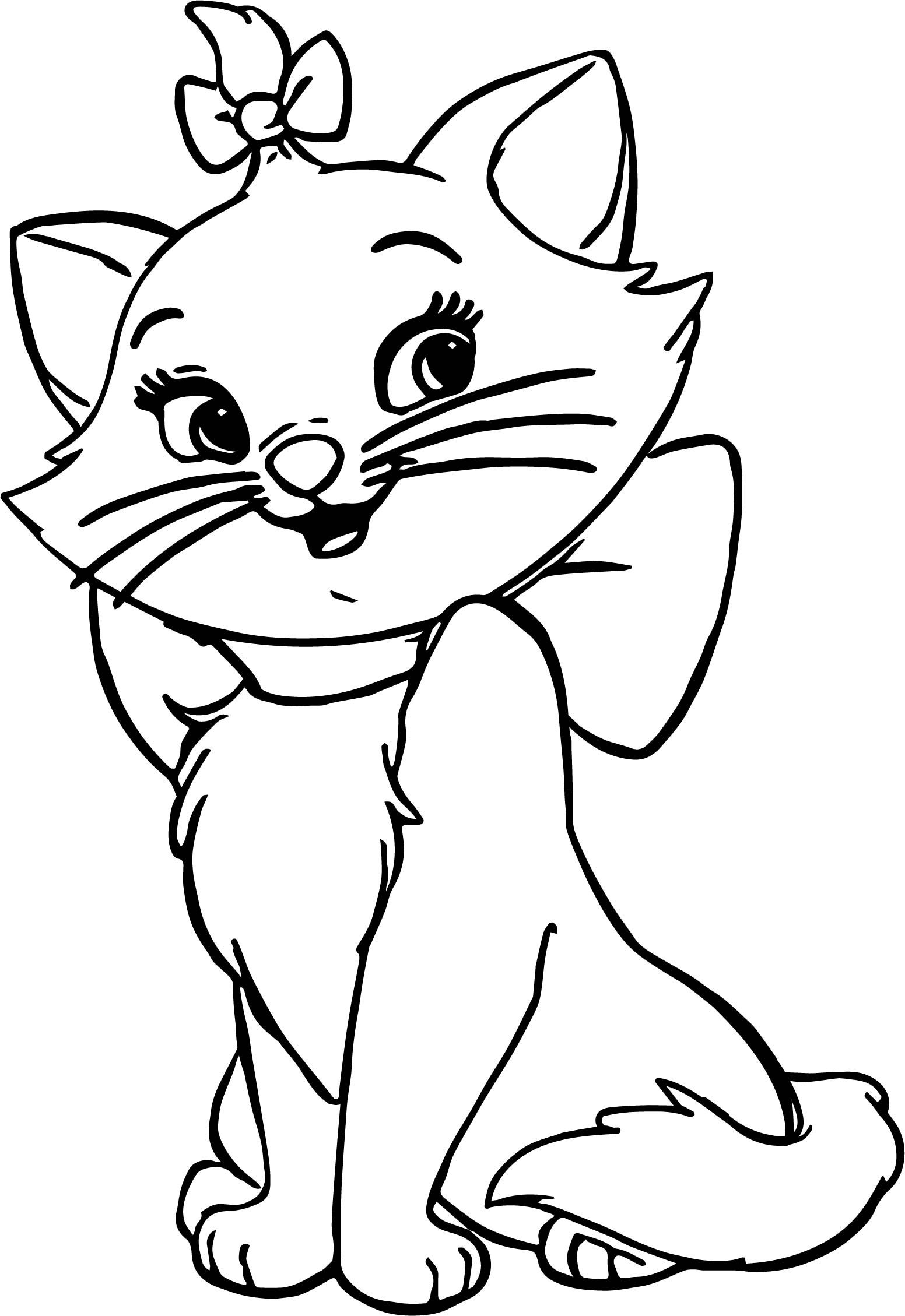 Cute Disney The Aristocats Waiting Coloring Page Wecoloringpage Cute Disney The Aristocats Waiting Coloring Page Wecoloringpage