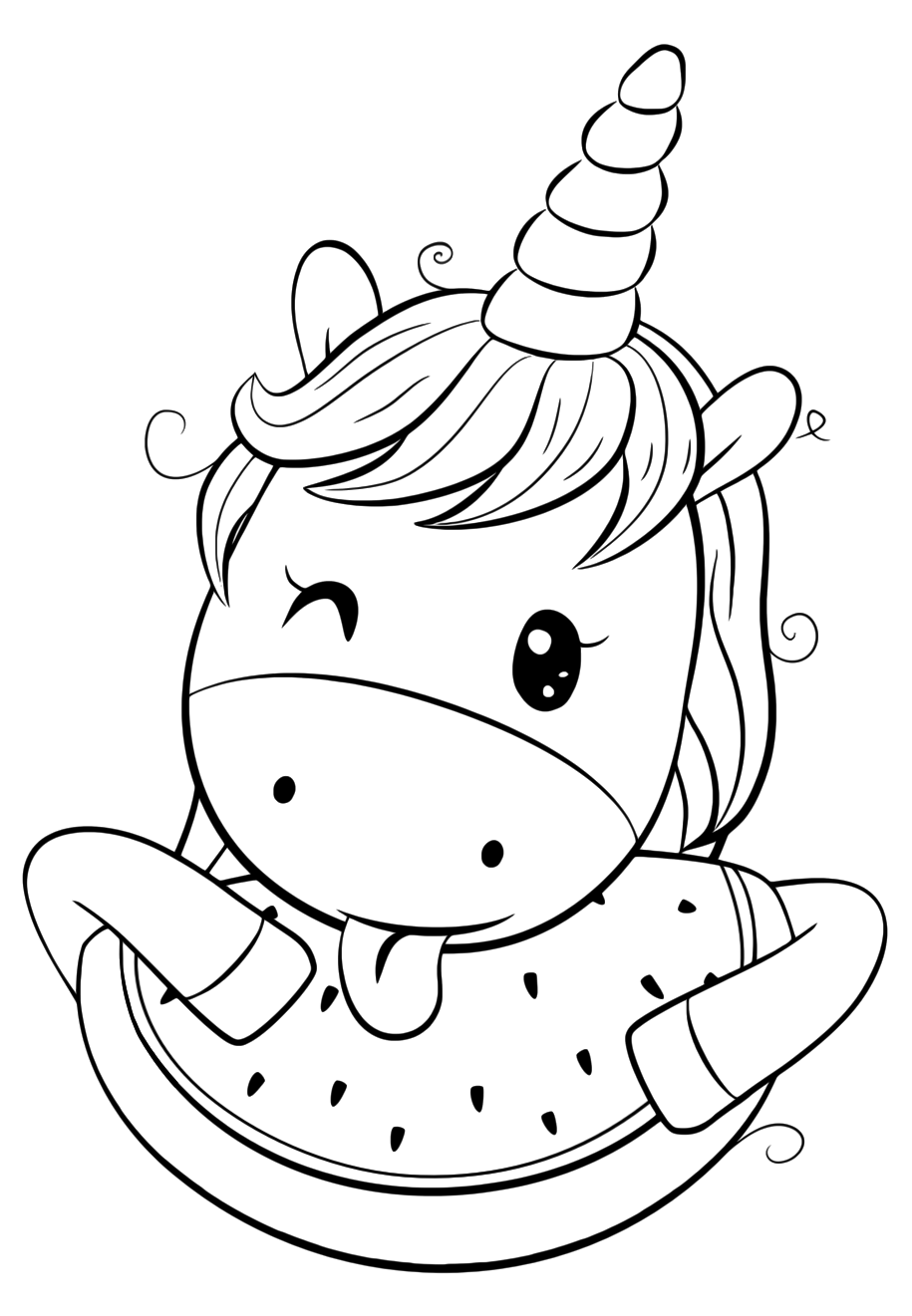 Cute Unicorn Coloring Pages YouLoveIt Cute Unicorn Coloring Pages YouLoveIt