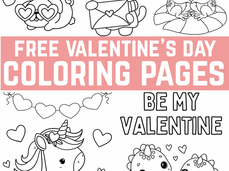 Cute Valentine s Day Coloring Pages Crafty Morning