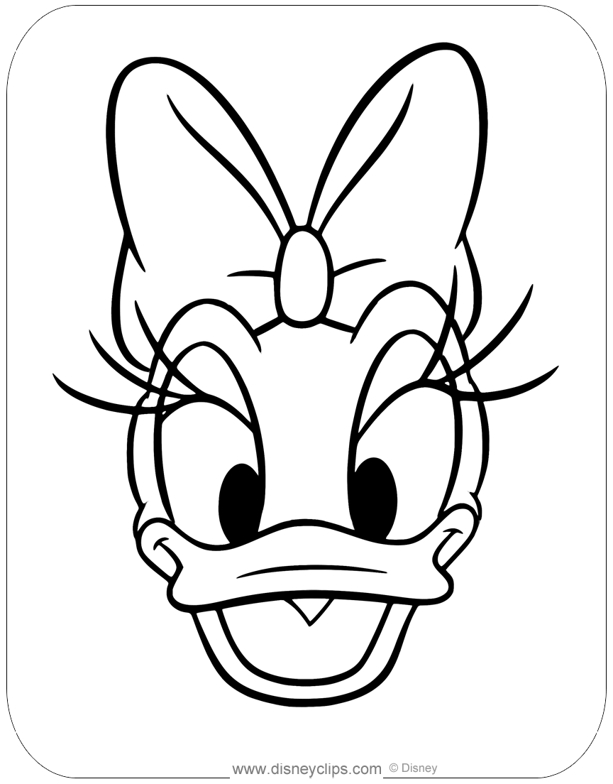 Daisy Duck Coloring Pages 3 Disneyclips Daisy Duck Coloring Pages 3 Disneyclips