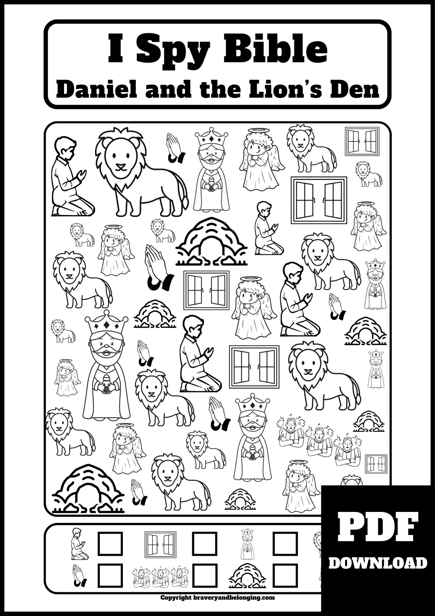 Free Worksheet And Coloring Pages For Daniel