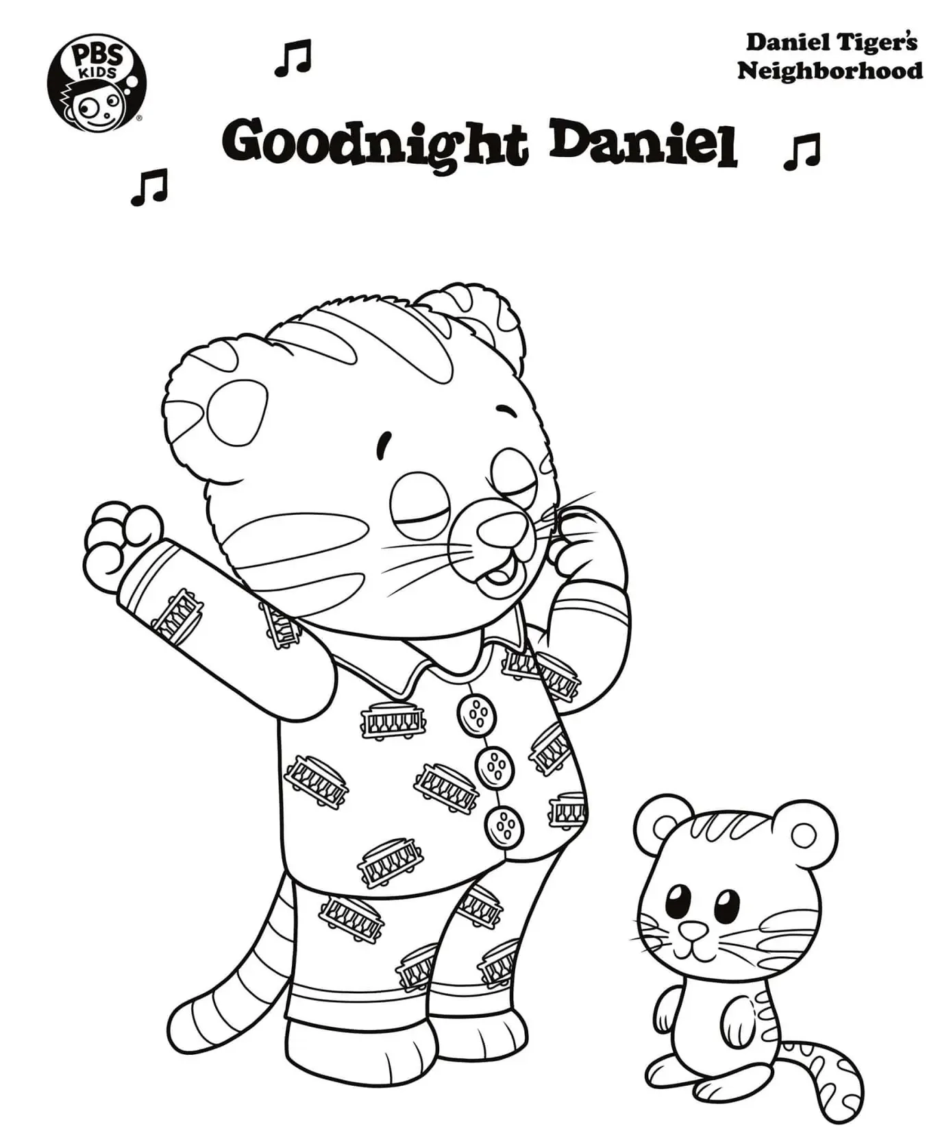 Daniel Tiger Coloring Pages To Print Free Printable Coloring Pages