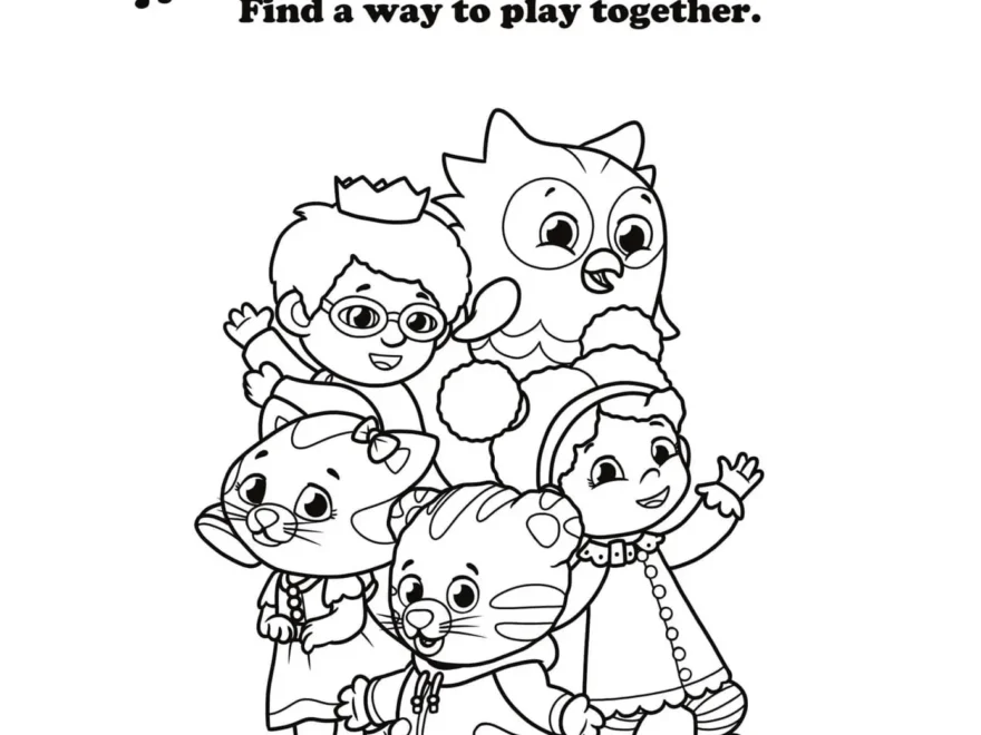 Daniel Tiger Coloring Pages To Print Free Printable Coloring Pages