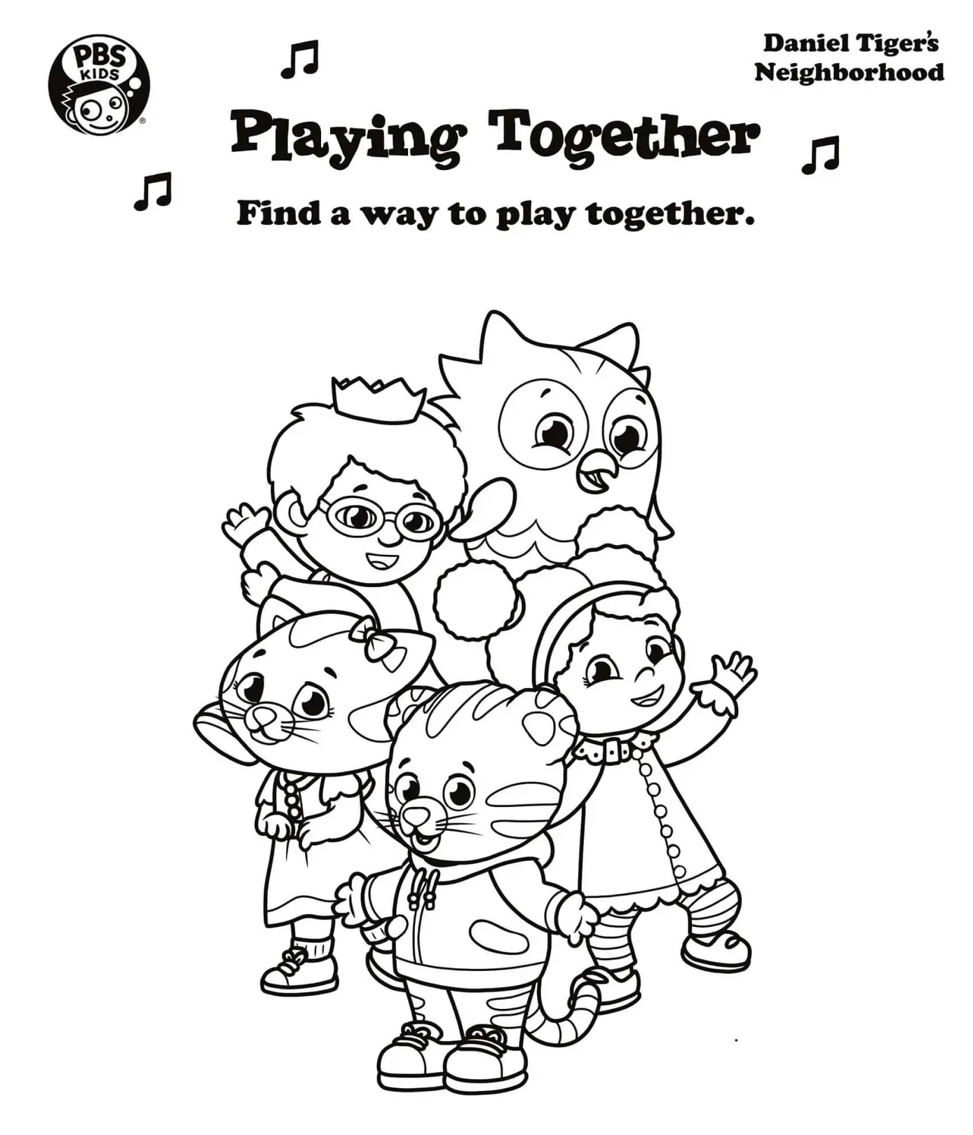 Daniel Tiger Coloring Pages To Print Free Printable Coloring Pages