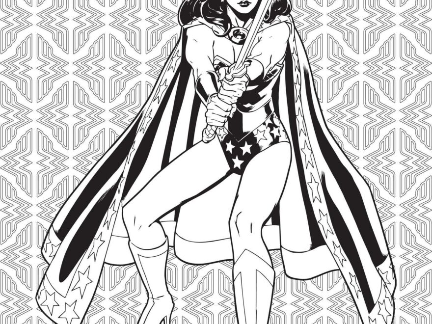 DC Comics Wonder Woman Coloring Book GeekAlerts