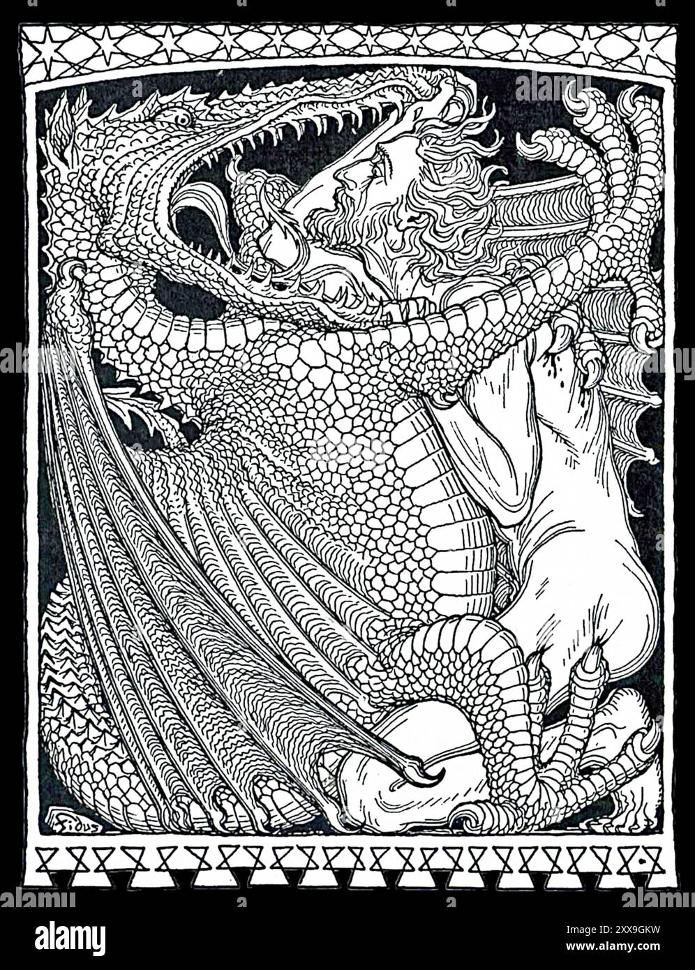 Demon Dragon Coloring Pages