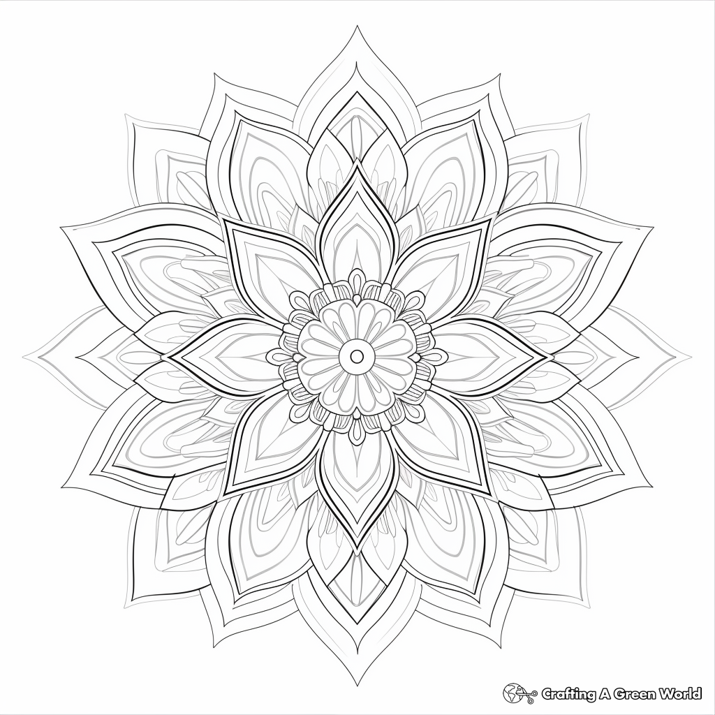 Advanced Mandala Coloring Pages Printable Advanced Mandala Coloring Pages Printable