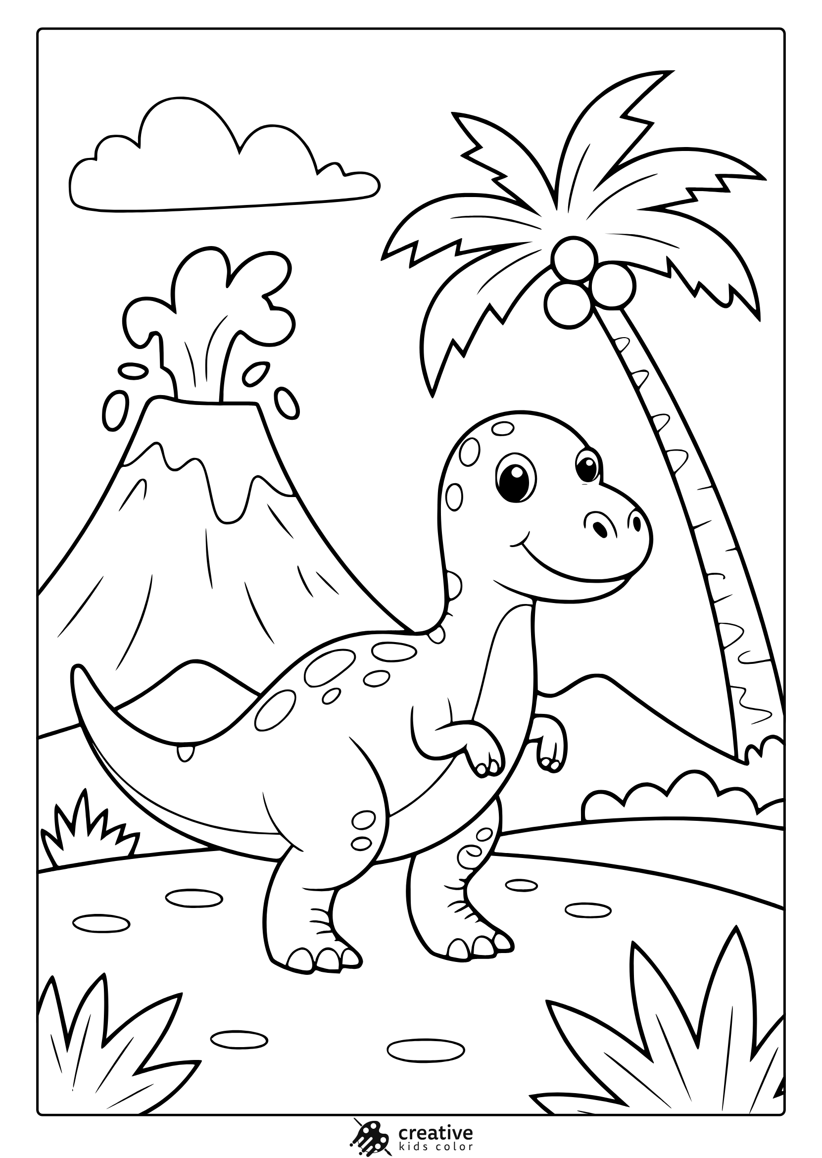 Dinosaur Coloring Pages 20 Free Printable PDF 
