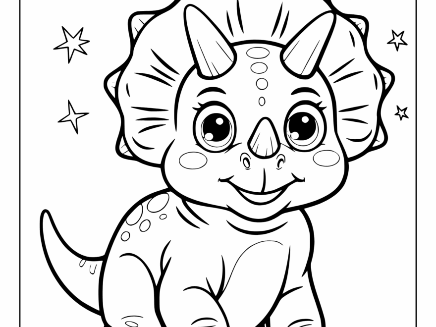 Dinosaur Coloring Pages 20 Free Printable PDF