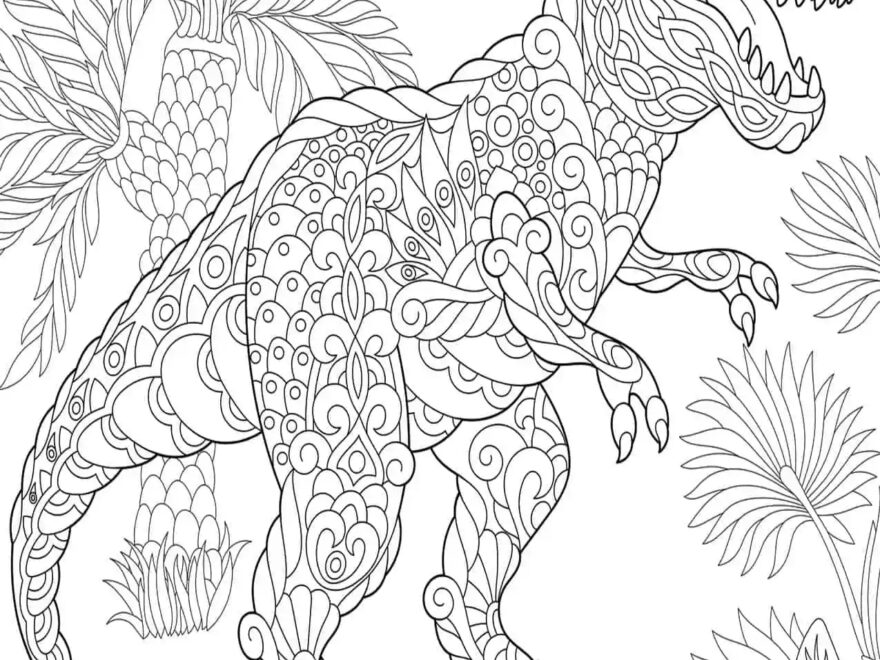 Dinosaur Coloring Pages Free Printables Skip To My Lou