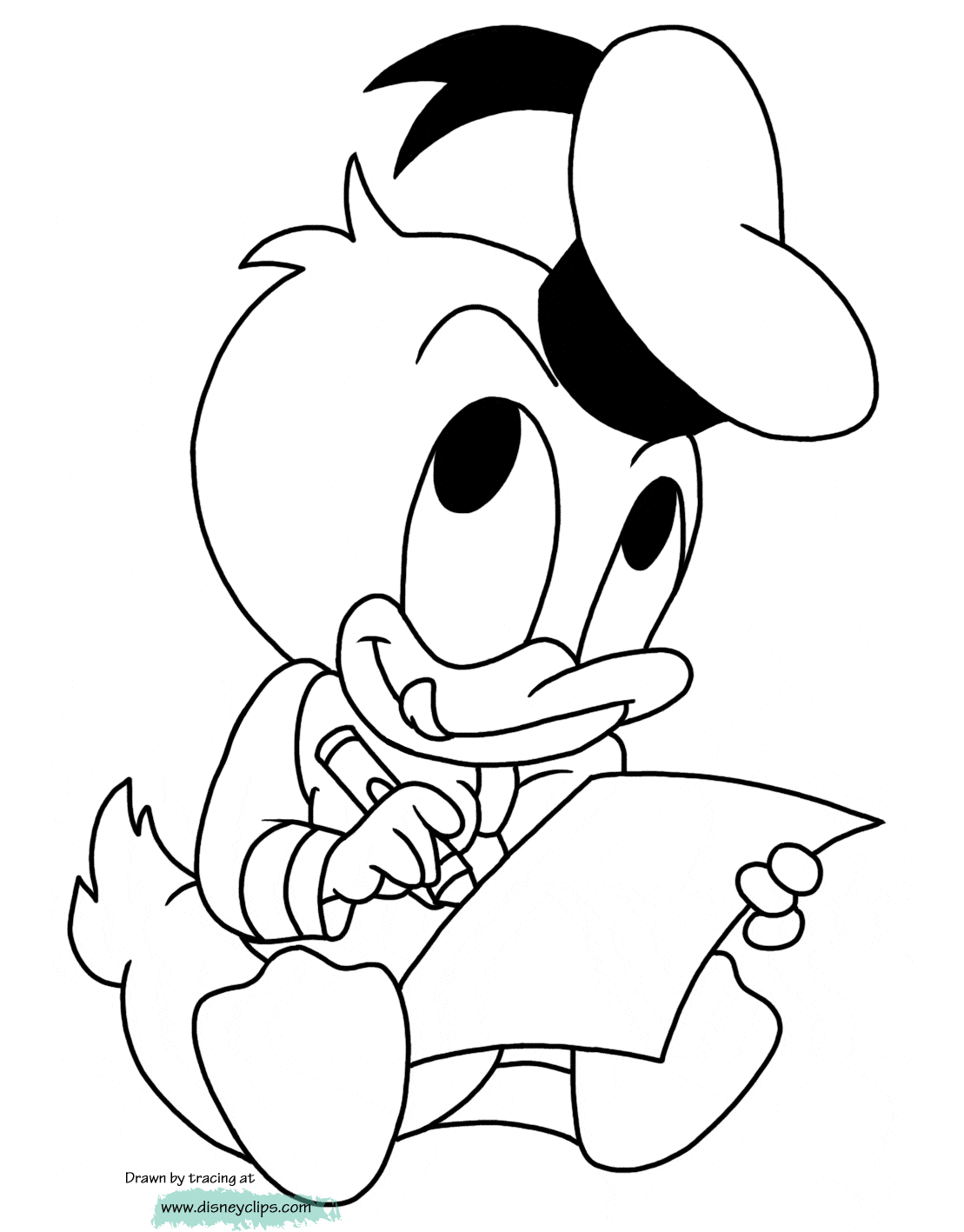 Disney Babies Coloring Pages 7 Disneyclips