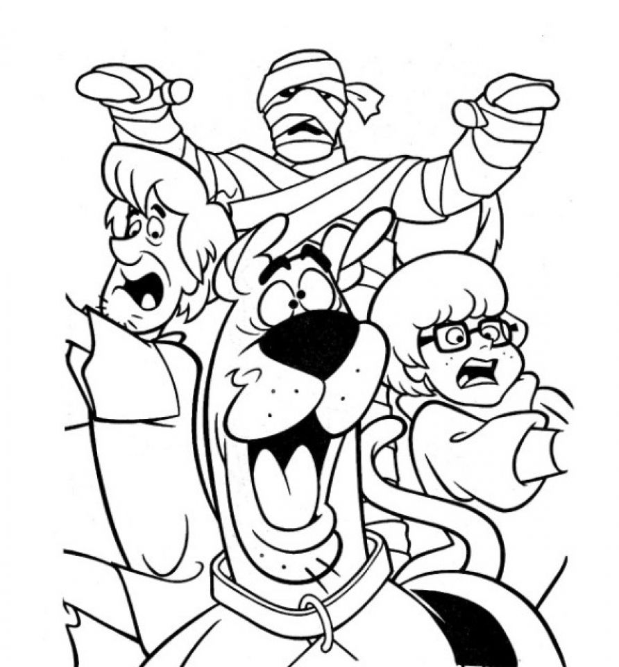 Shaggy And Scooby Coloring Pages Shaggy And Scooby Coloring Pages