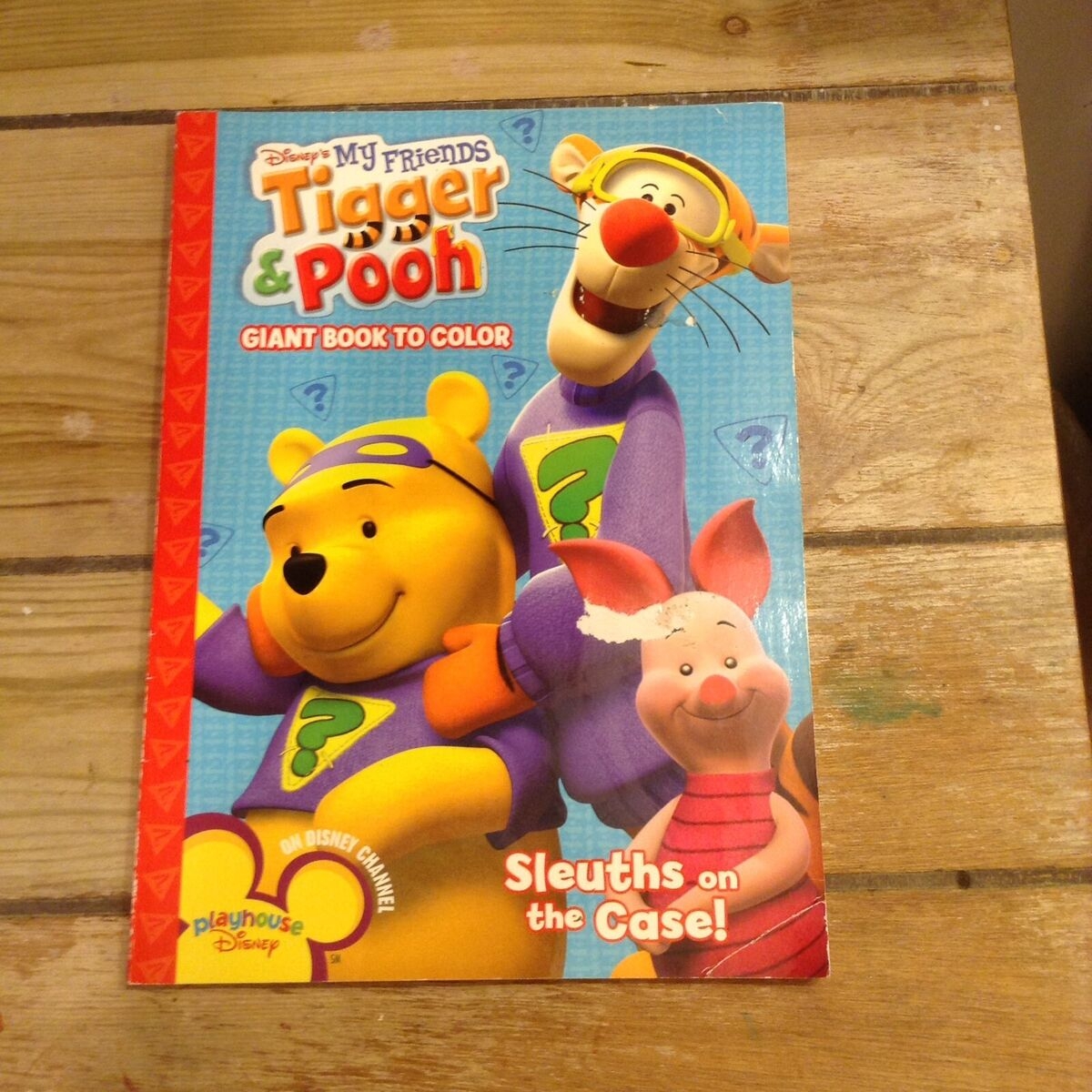 Disney My Friends Tigger Pooh Sleuth On The Case Coloring Book VGC EBay Disney My Friends Tigger Pooh Sleuth On The Case Coloring Book VGC EBay