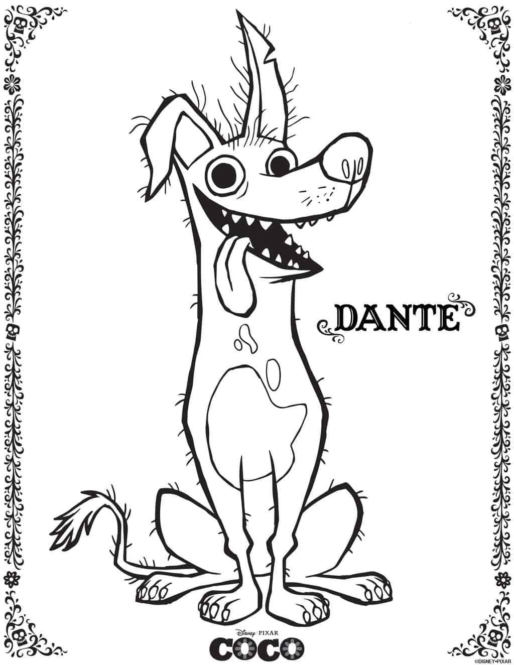 Disney s Coco Coloring Pages Disney s Coco Coloring Pages