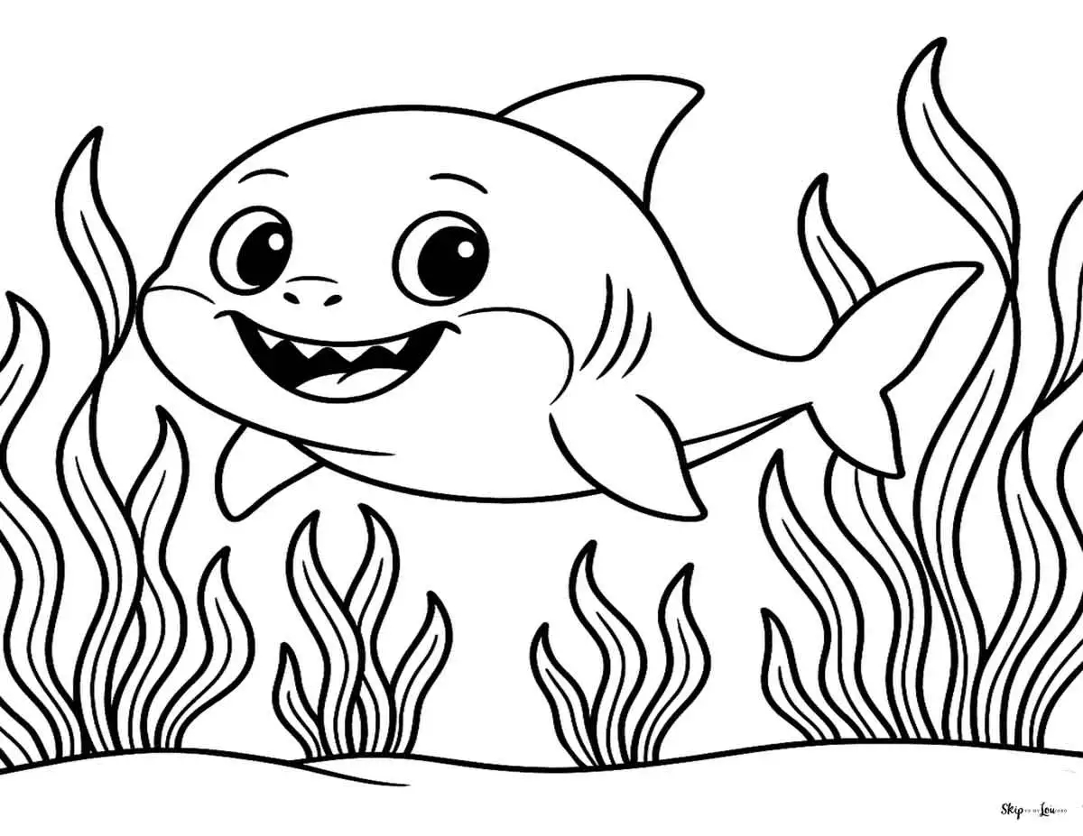 Dive Into Fun With Free Shark Coloring Pages Skip To My Lou