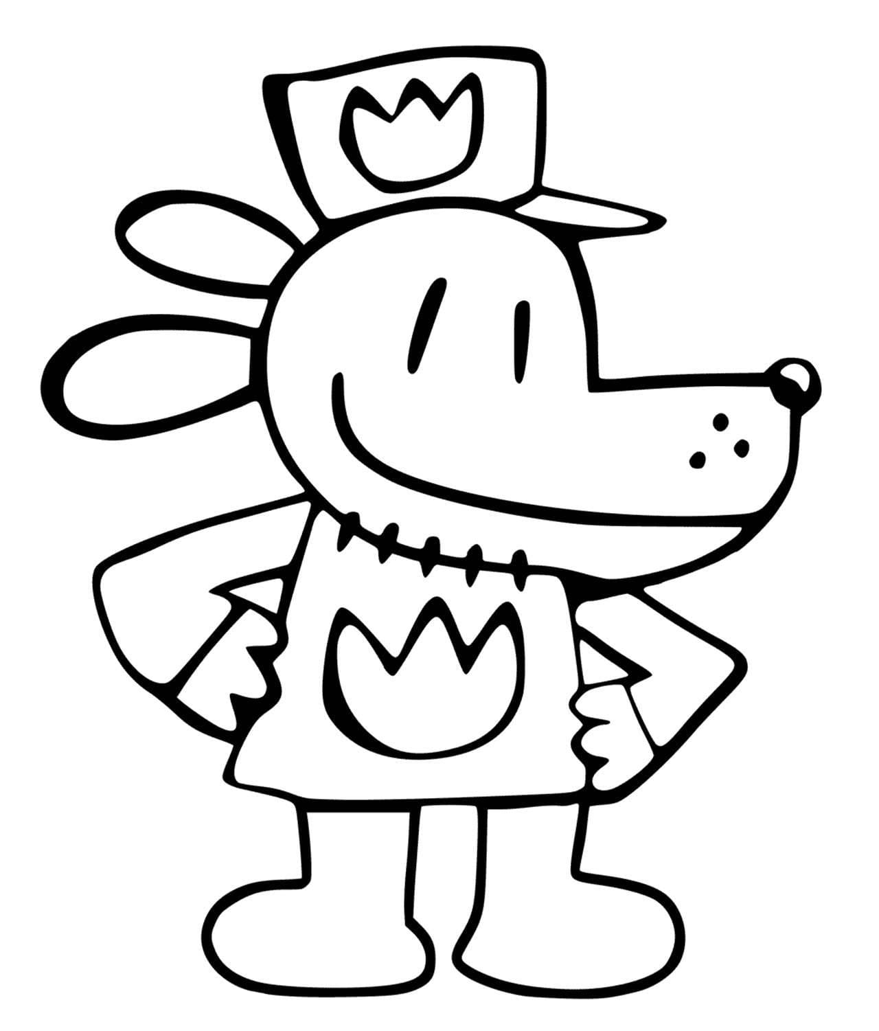Dog Man Flippy Coloring Pages Dog Man Flippy Coloring Pages