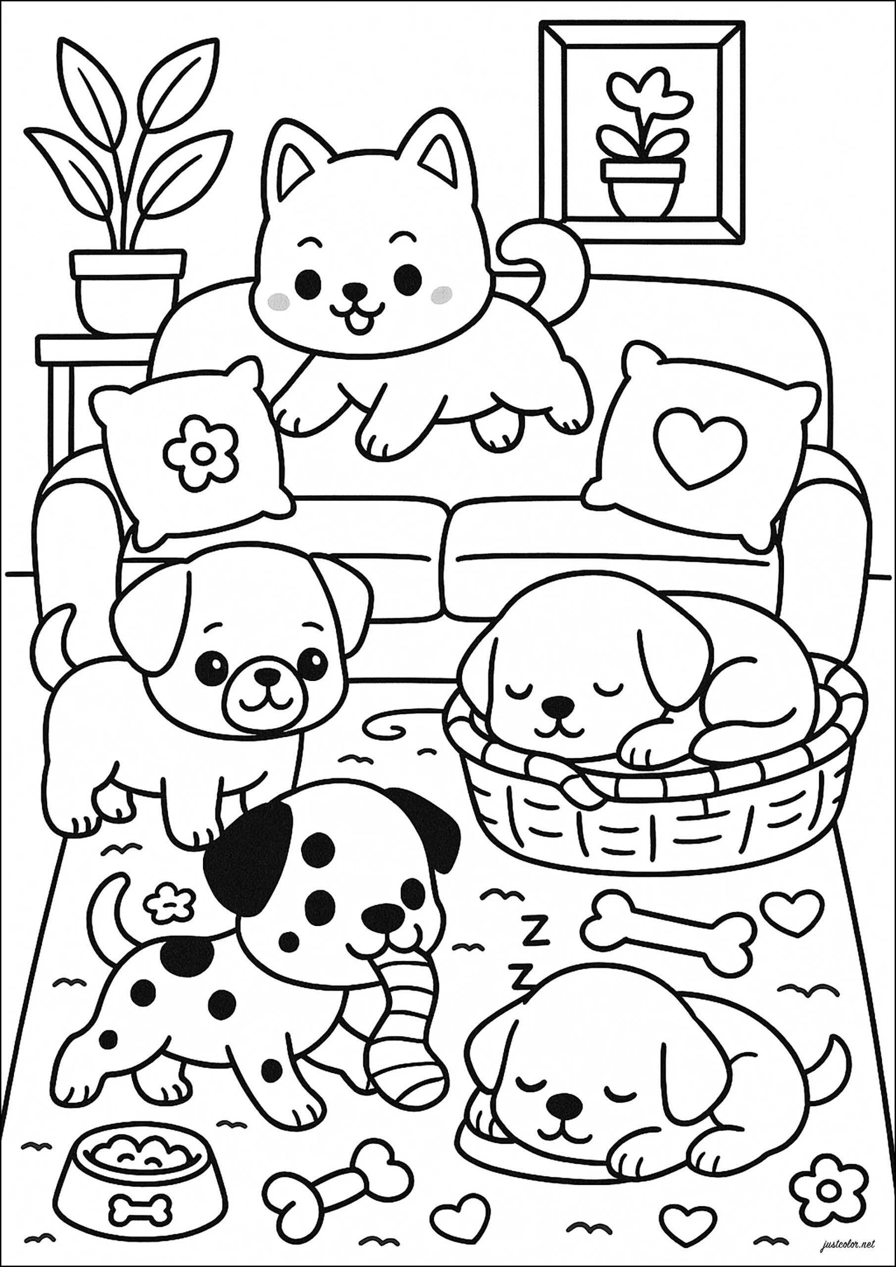 Panda Dog Coloring Pages Panda Dog Coloring Pages