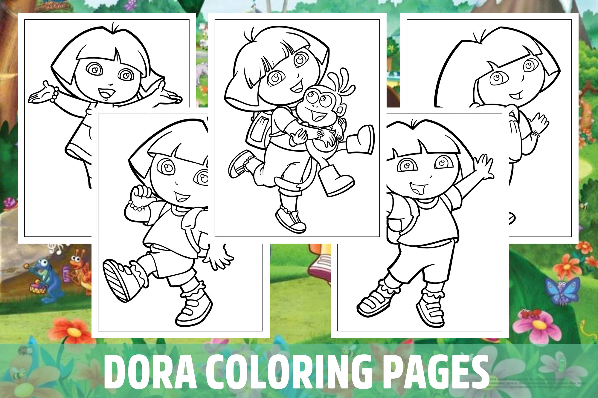 Dora Coloring Pages For Kids Girls Boys Teens Birthday School Activity Made By Teachers Dora Coloring Pages For Kids Girls Boys Teens Birthday School Activity Made By Teachers