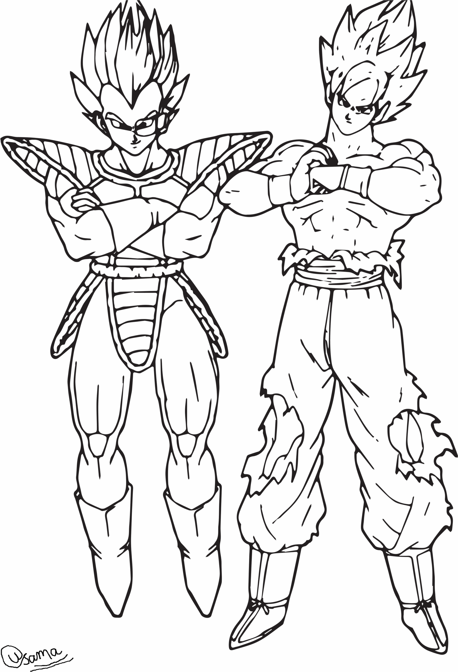 Goku Head Coloring Pages Goku Head Coloring Pages