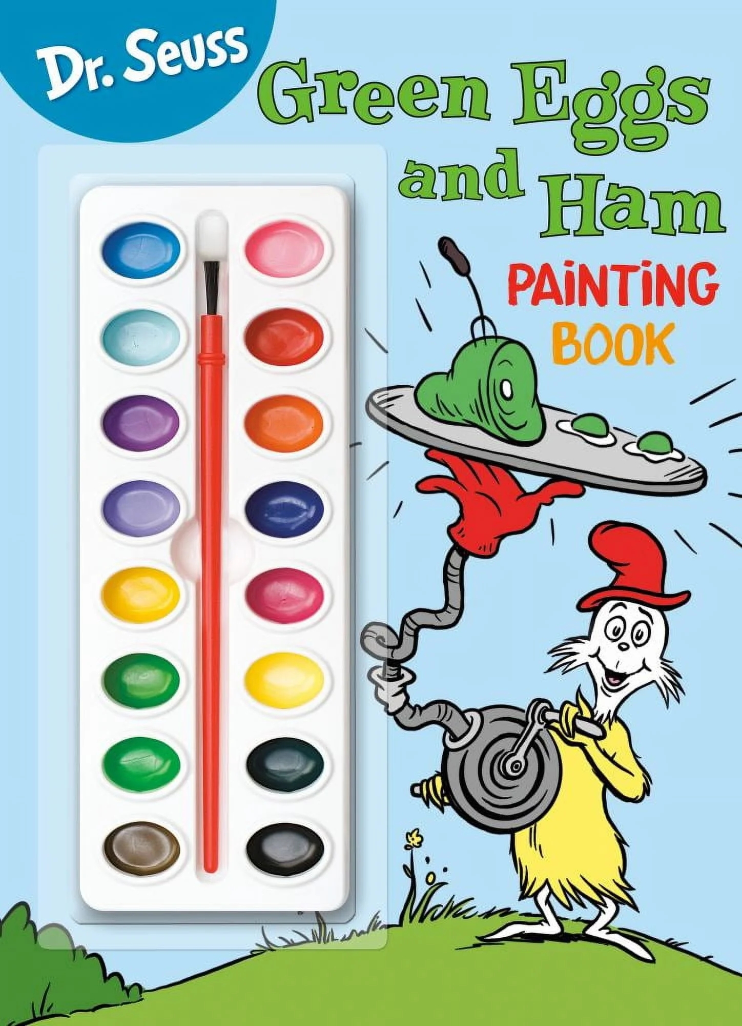 Dr Seuss Green Eggs And Ham Painting Book Coloring And Activity Book With Paint Box Paperback Walmart