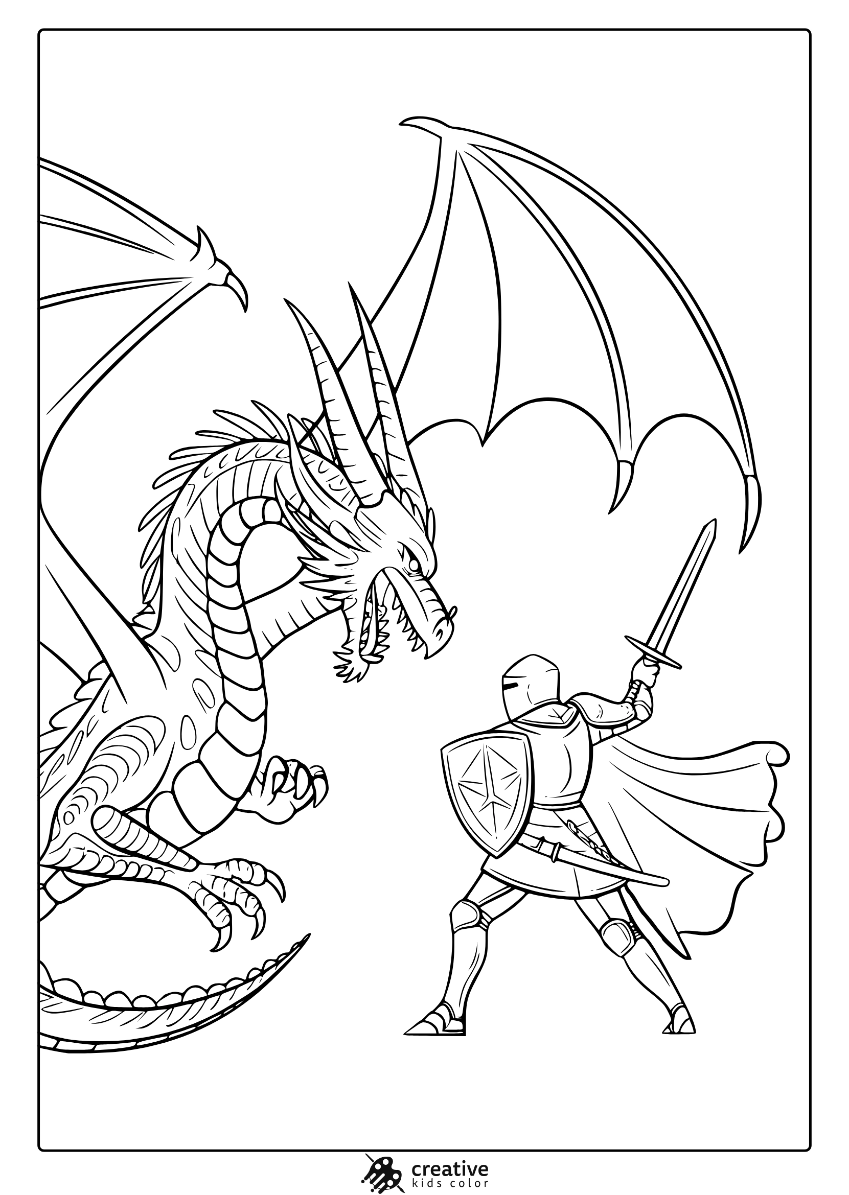 Dragon Coloring Pages 25 Free Printable PDF Dragon Coloring Pages 25 Free Printable PDF