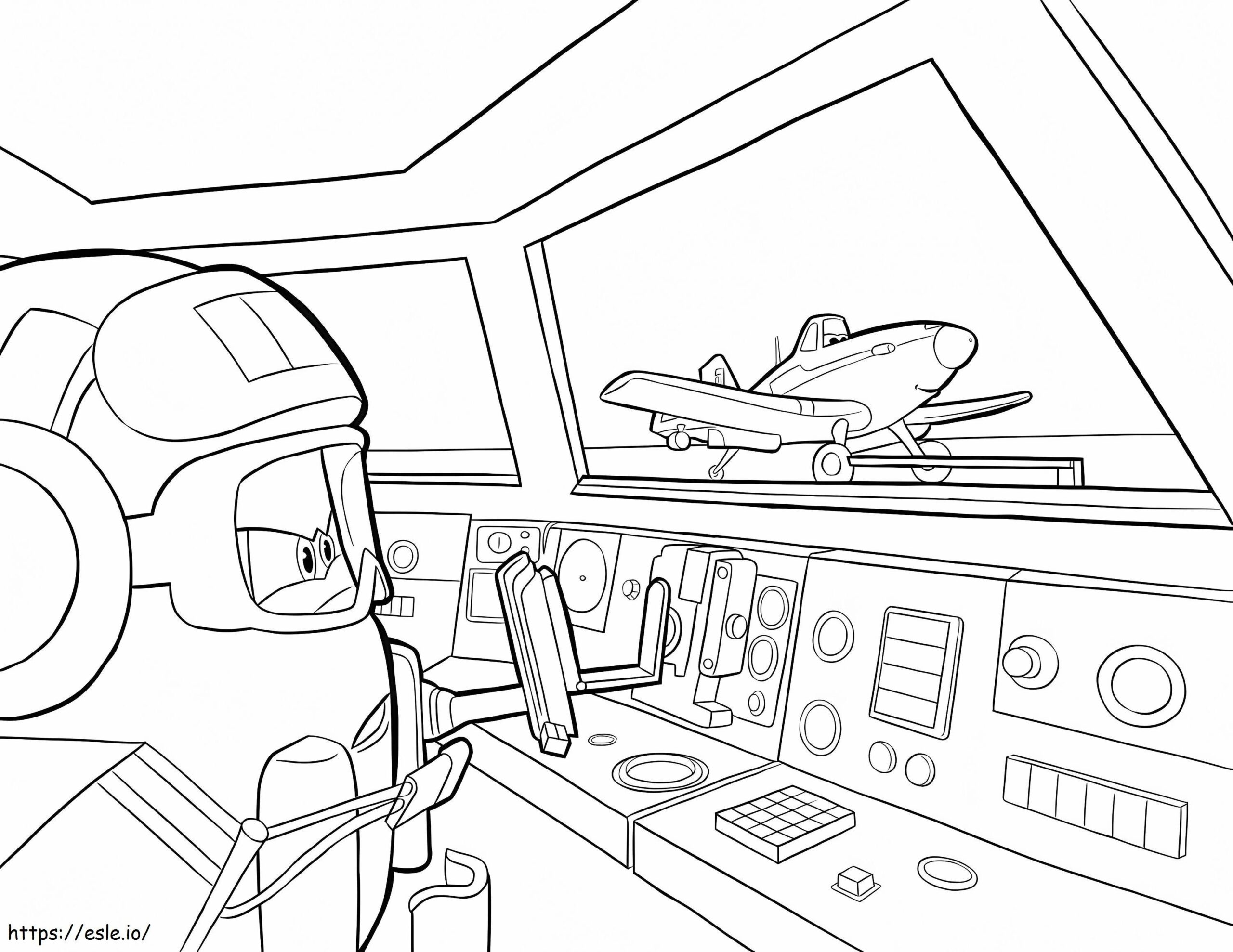 Dusty Planes Coloring Pages