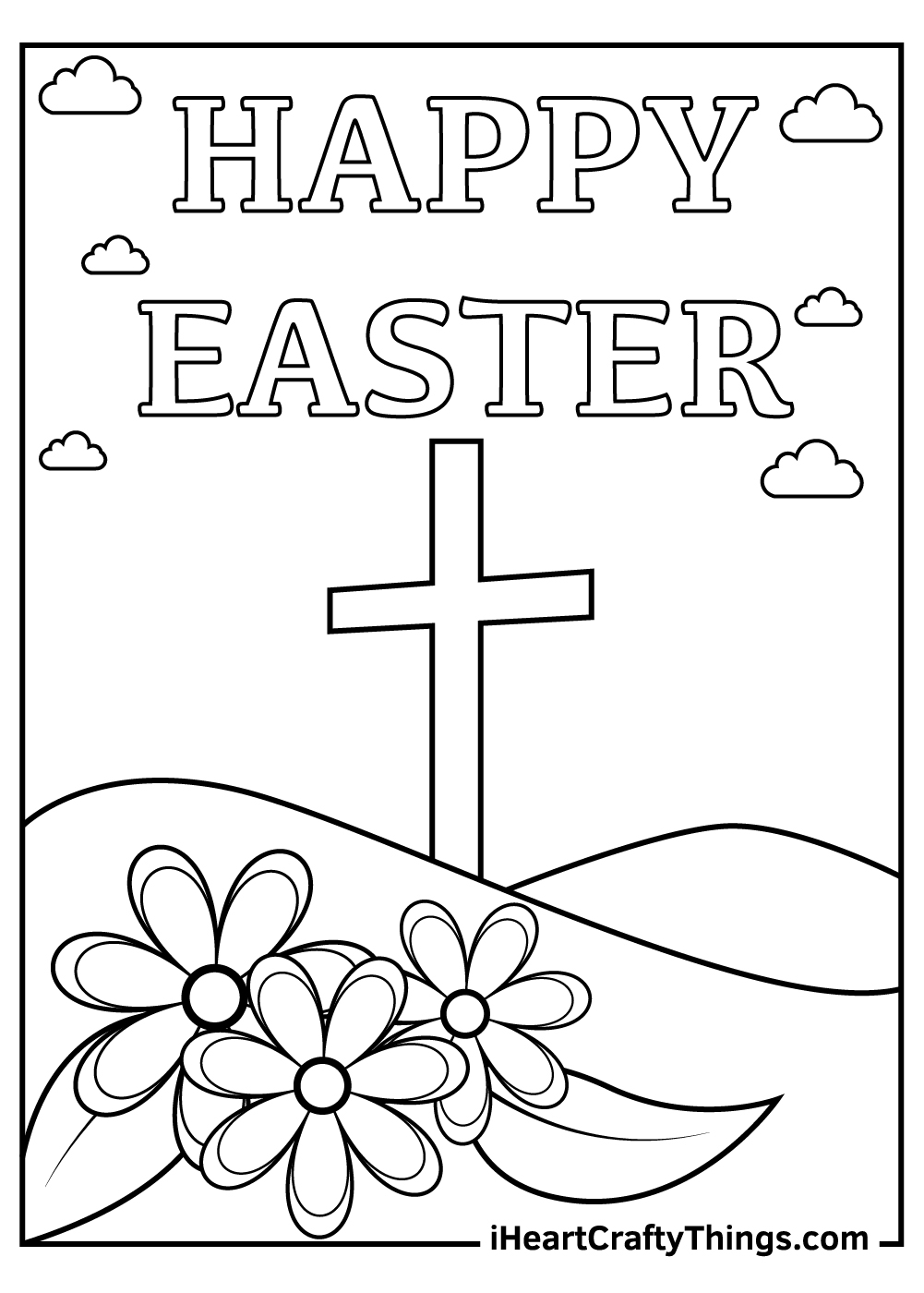 Religious Easter Coloring Pages