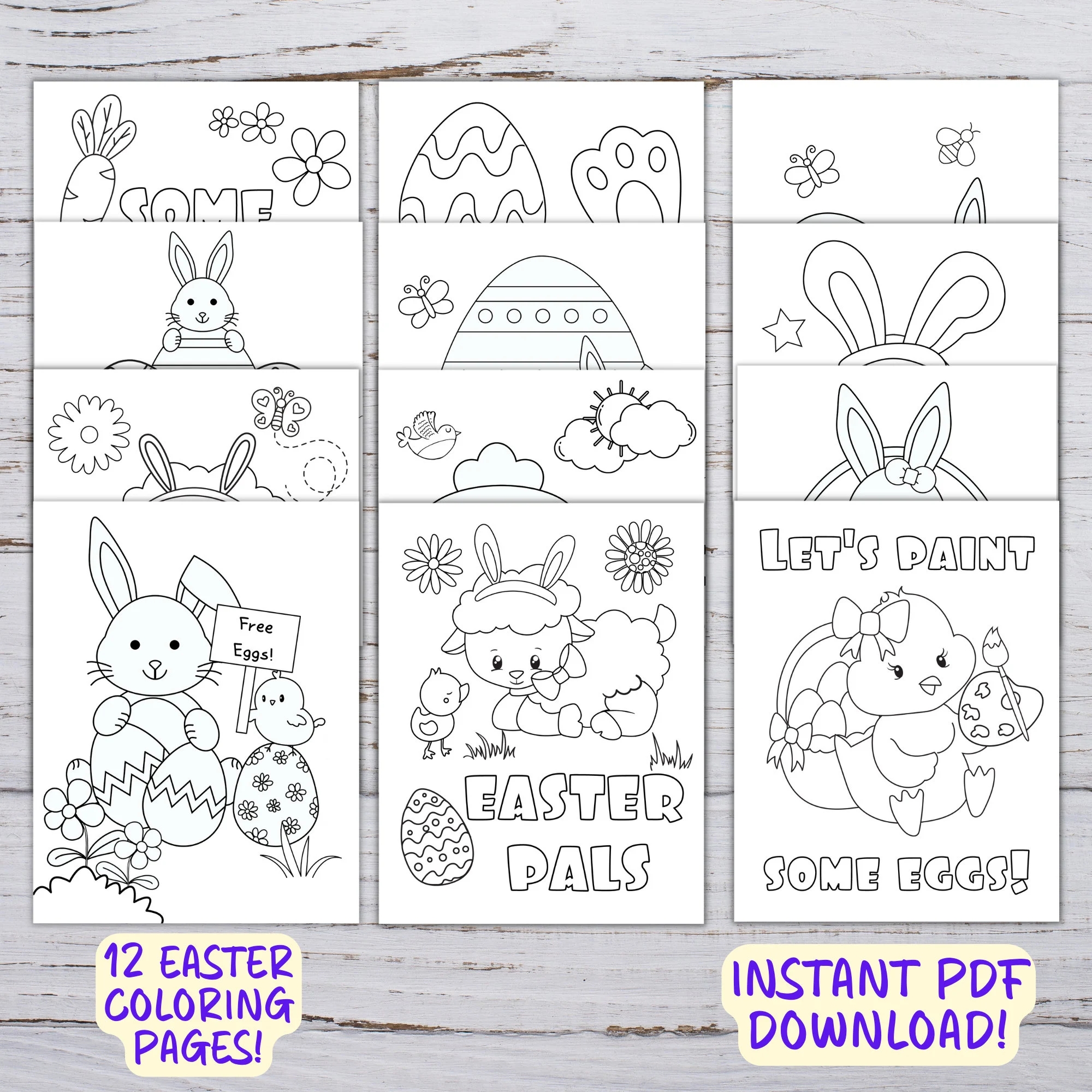 Easter Coloring Pages Printable Easter Coloring Pages Easter Activity For Kids Easter Coloring Book Pages Easter Coloring Pages PDF Etsy Easter Coloring Pages Printable Easter Coloring Pages Easter Activity For Kids Easter Coloring Book Pages Easter Coloring Pages PDF Etsy