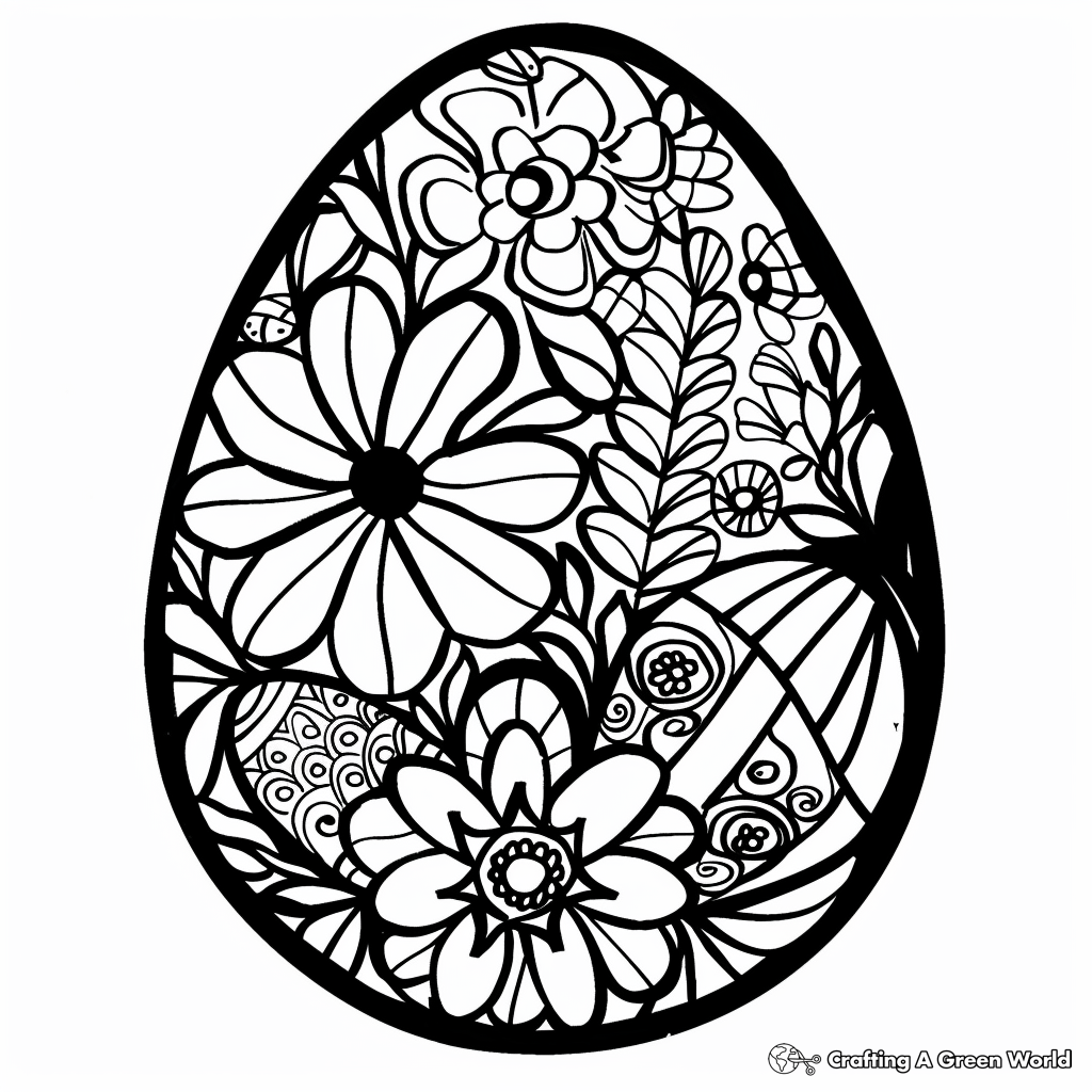 Easter Egg Coloring Pages For Adults Free Printable Easter Egg Coloring Pages For Adults Free Printable