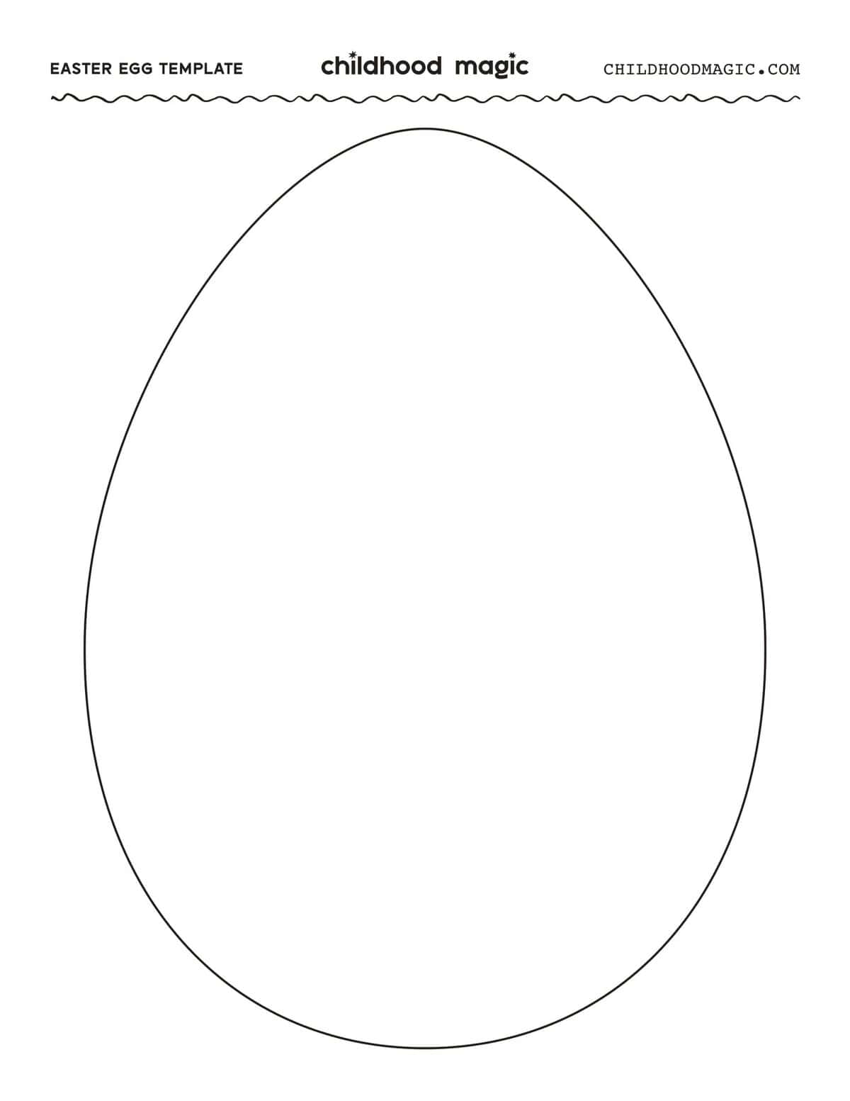 Plain Easter Egg Coloring Pages Plain Easter Egg Coloring Pages