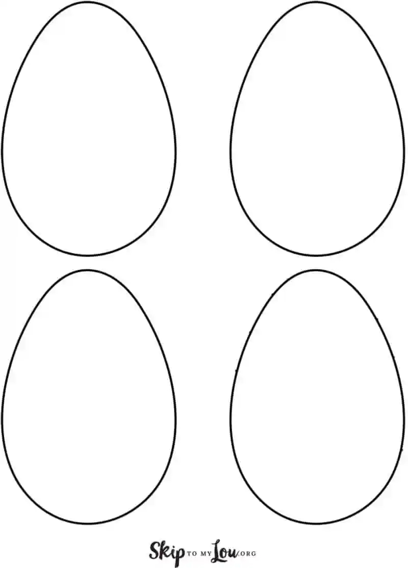 Easter Egg Templates With Pictures For FUN Easter Crafts Skip To My Lou Easter Egg Templates With Pictures For FUN Easter Crafts Skip To My Lou