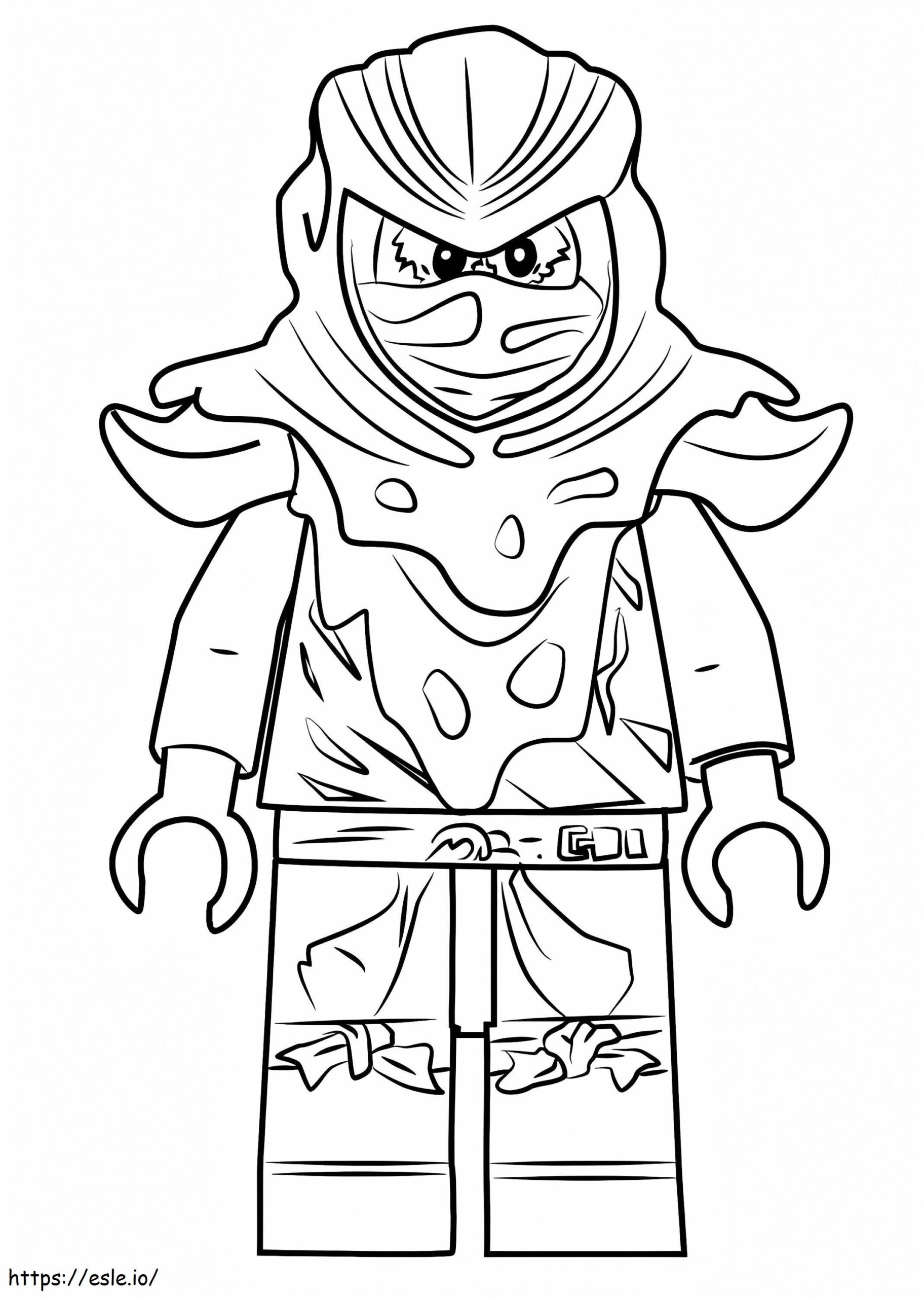 Evil Green Ninja From Ninjago Coloring Page Evil Green Ninja From Ninjago Coloring Page