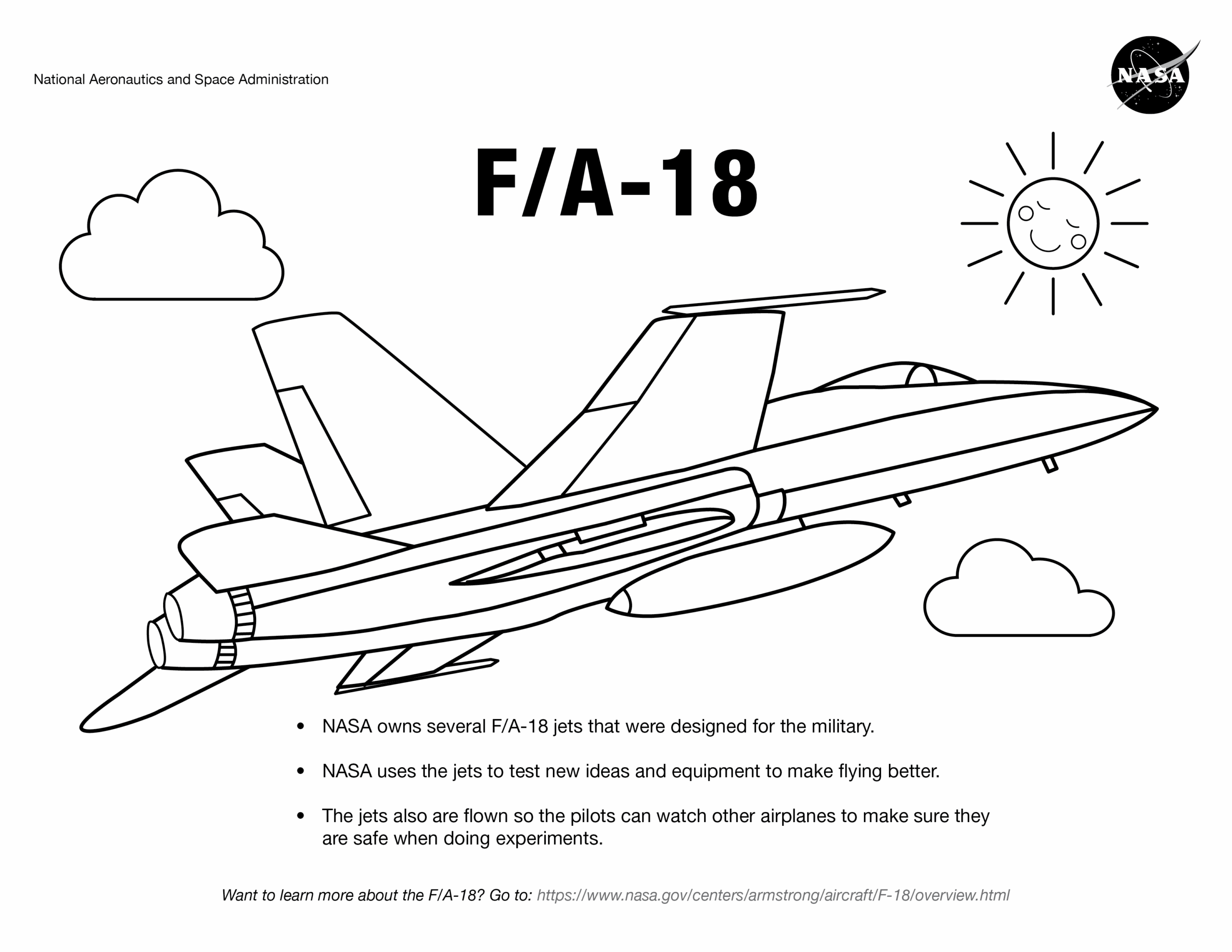 F A 18 Coloring Page F A 18 Coloring Page