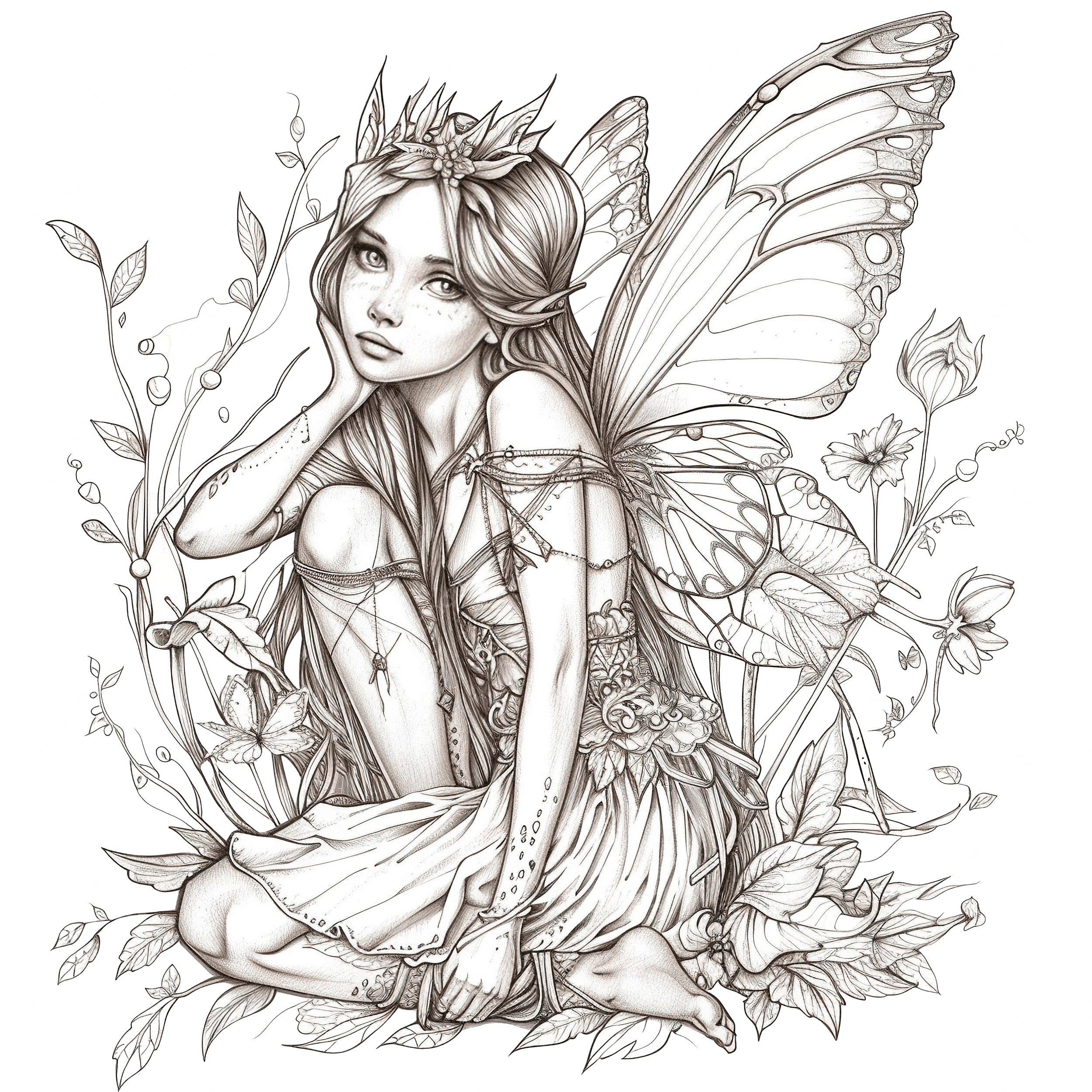 Fairy Adults Coloring Page Line Art Fantasy Angel Fairytale PNG Transparent Image And Clipart For Free Download Fairy Adults Coloring Page Line Art Fantasy Angel Fairytale PNG Transparent Image And Clipart For Free Download
