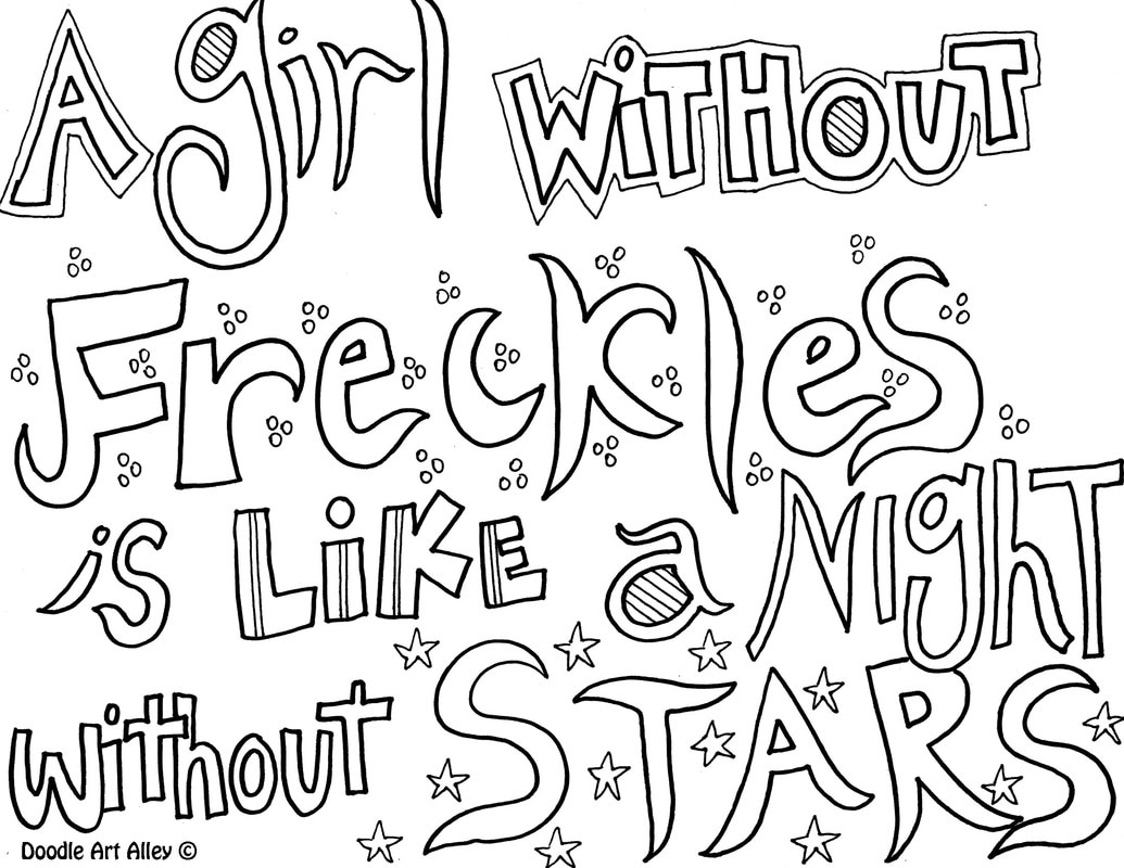 Family Quote Coloring Pages DOODLE ART ALLEY