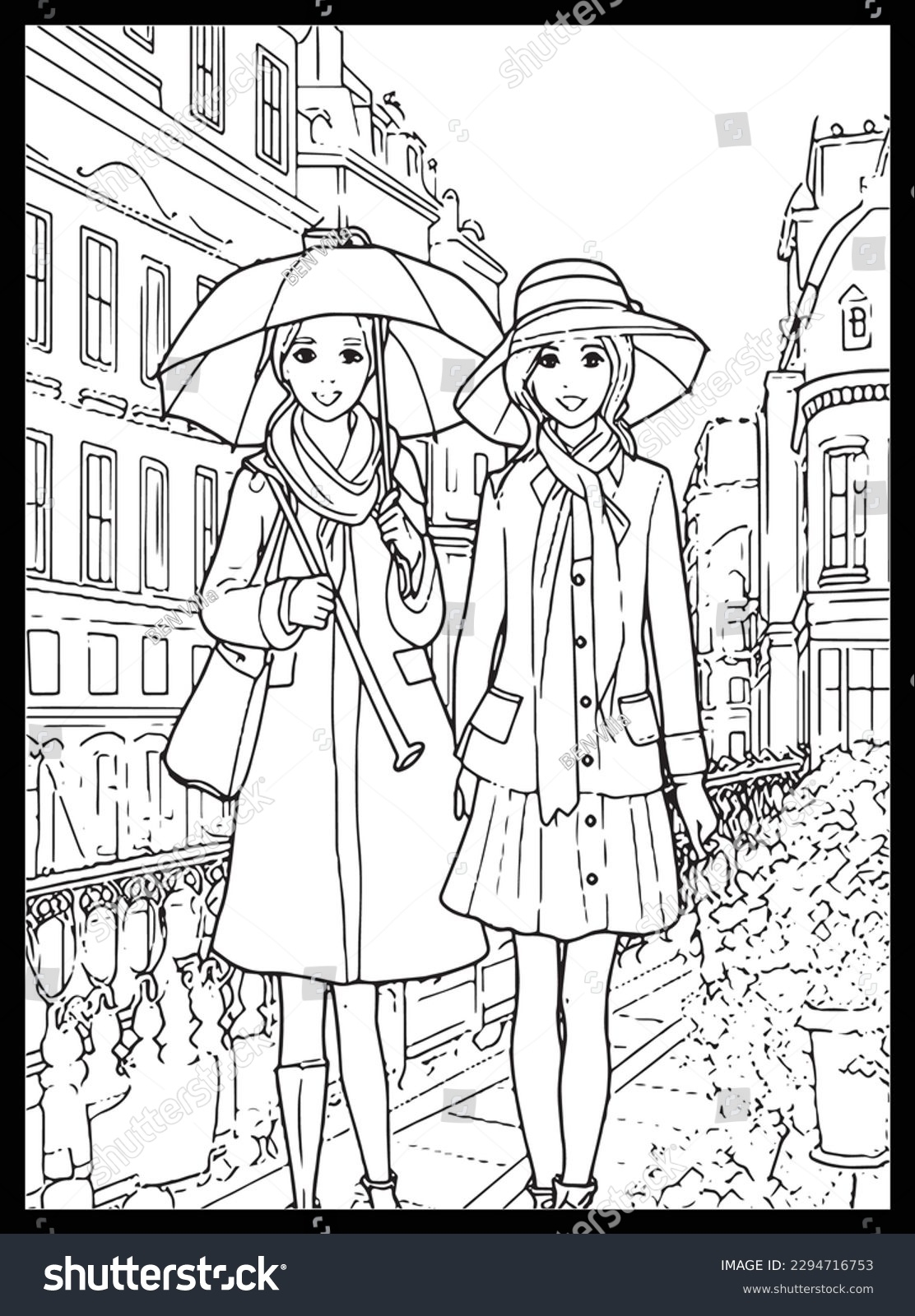 Fashion Coloring Pages Girls Stock Vector Royalty Free 2294716753 Shutterstock Fashion Coloring Pages Girls Stock Vector Royalty Free 2294716753 Shutterstock