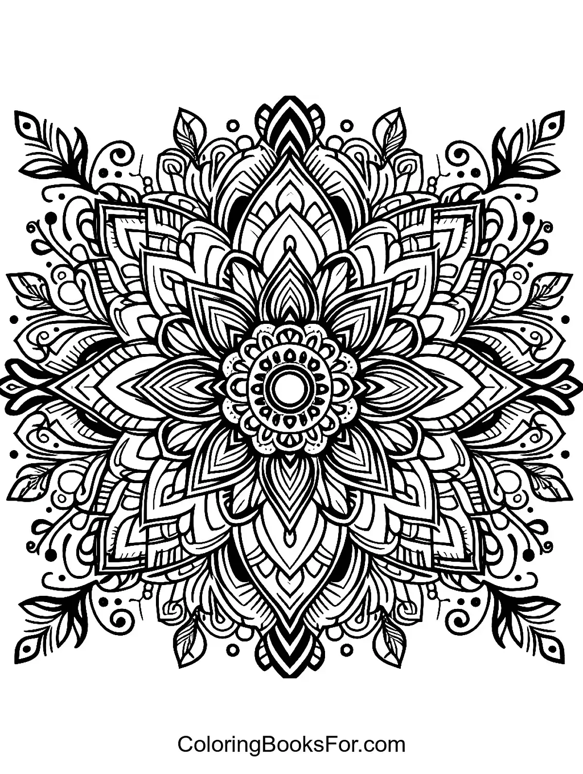 Beautiful Design Coloring Pages