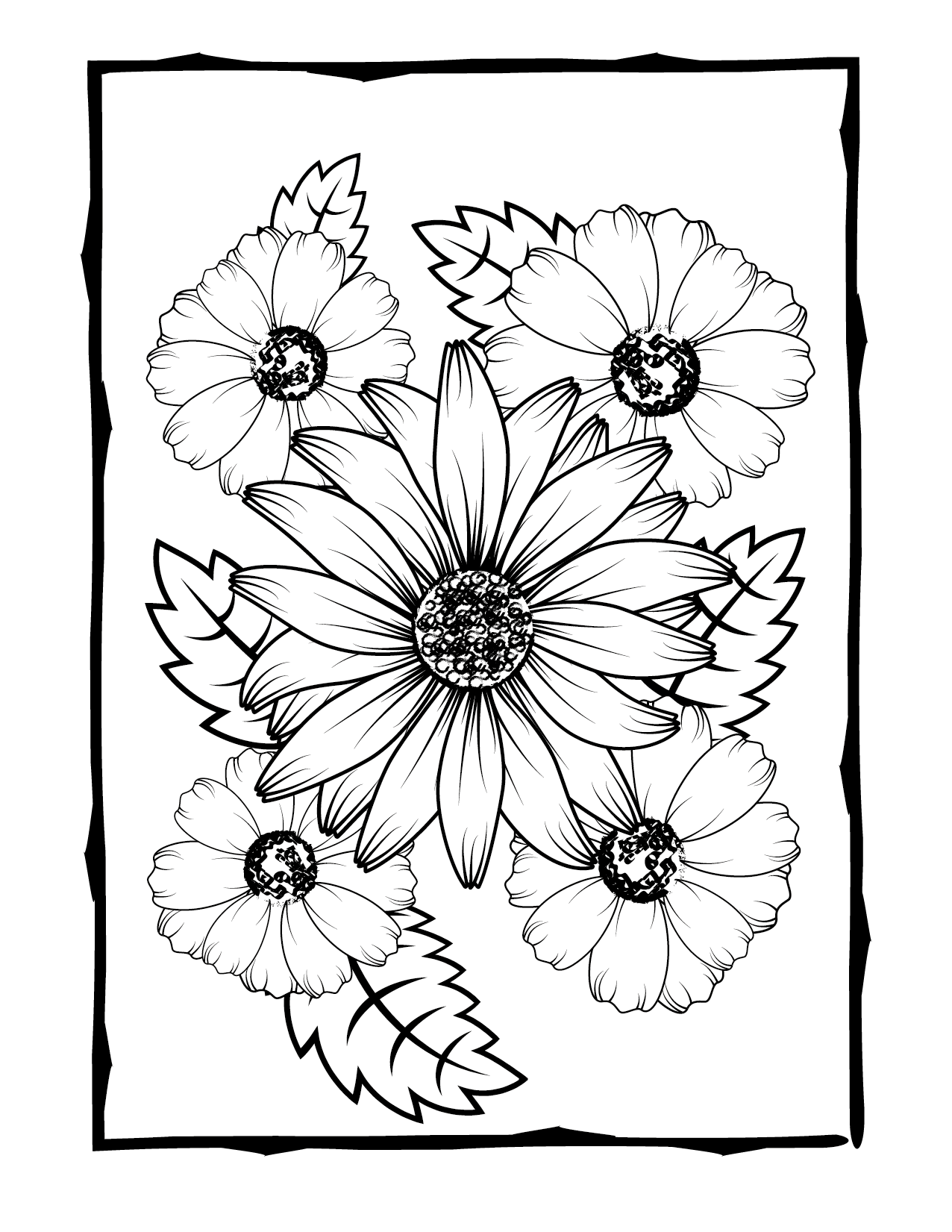 Flower Coloring Pages 20 Printable Flowers Sheets Daisy More Made By Teachers
